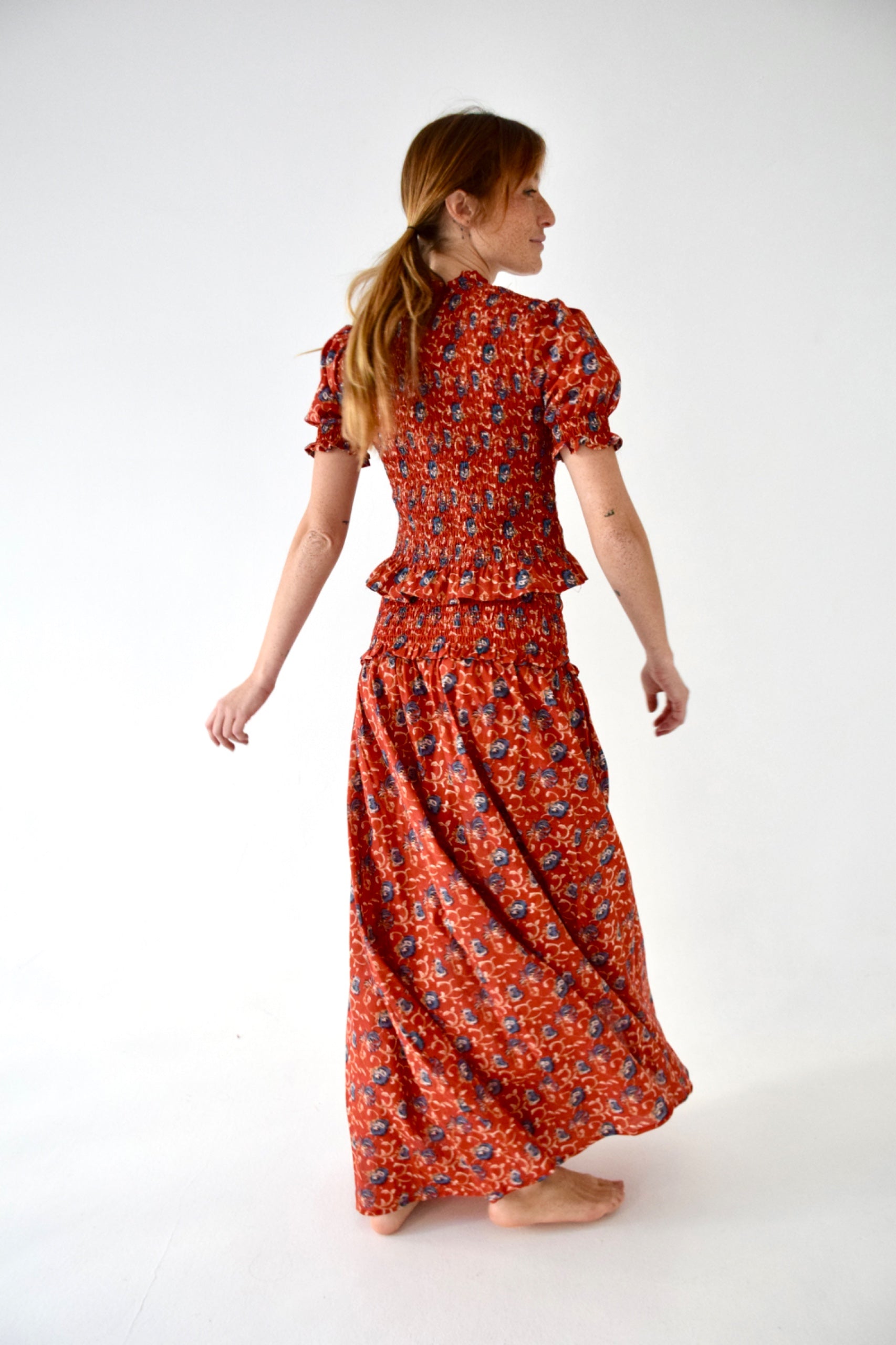 Skirt Bruna Red Lily