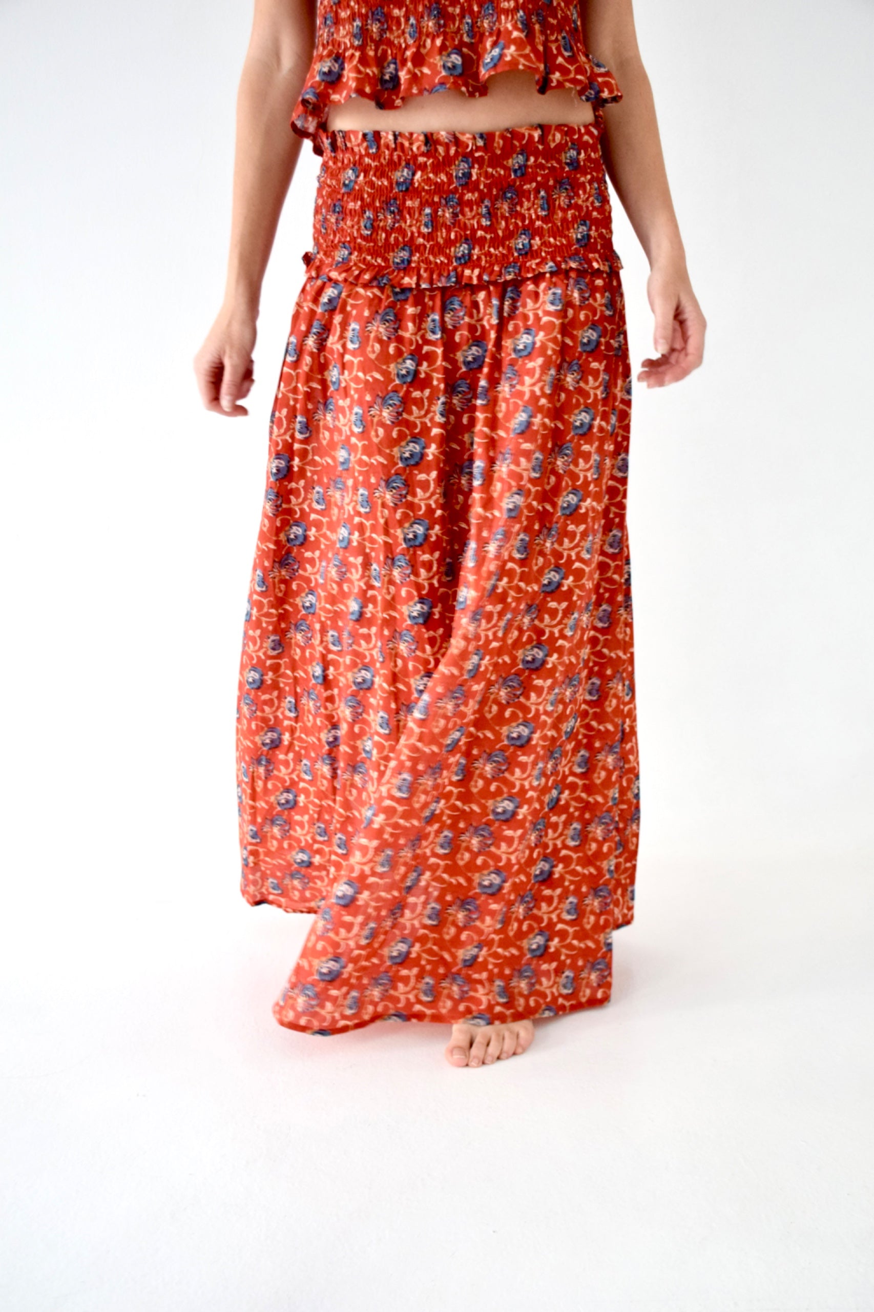 Skirt Bruna Red Lily