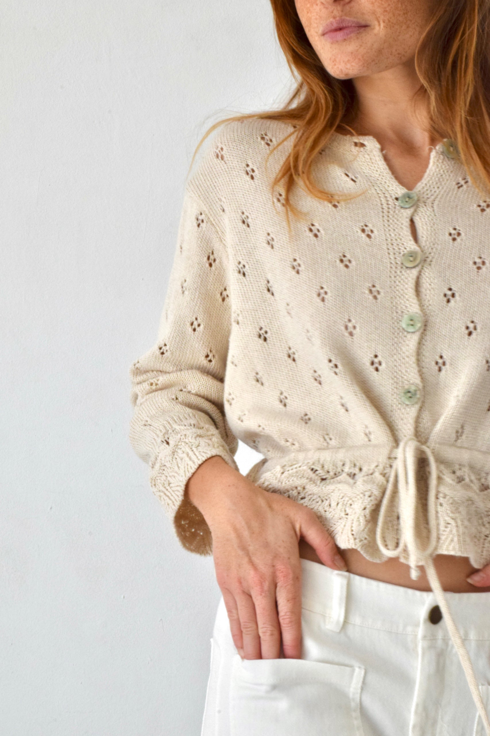Josephine Beige Cardigan