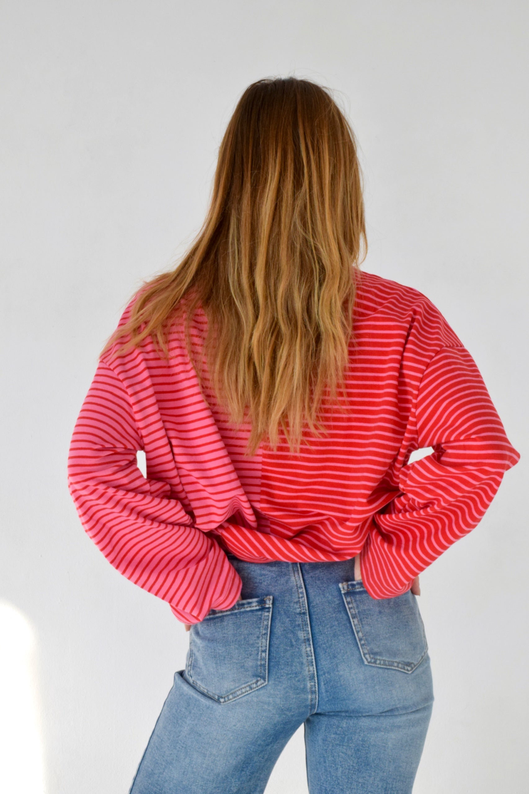 Mariona Red and Pink T-shirt
