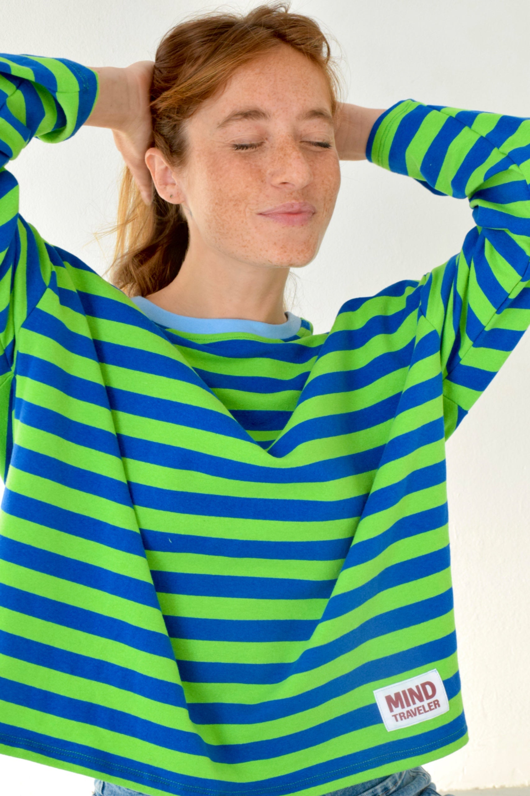 Núria Green and Navy T-shirt