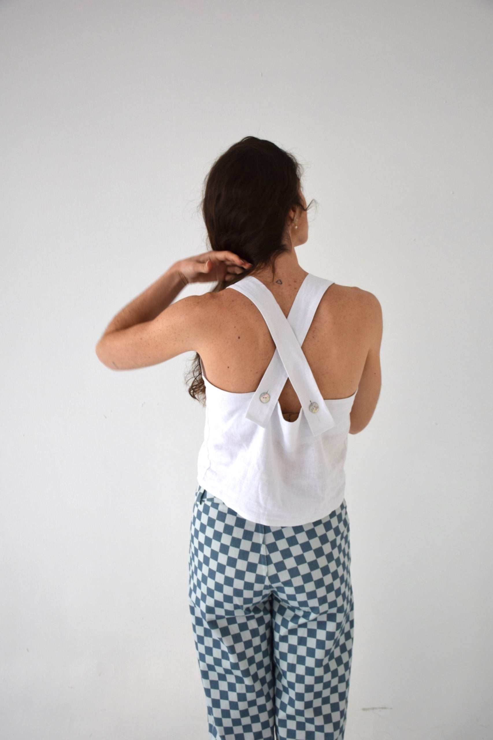 Top Clau Blanco