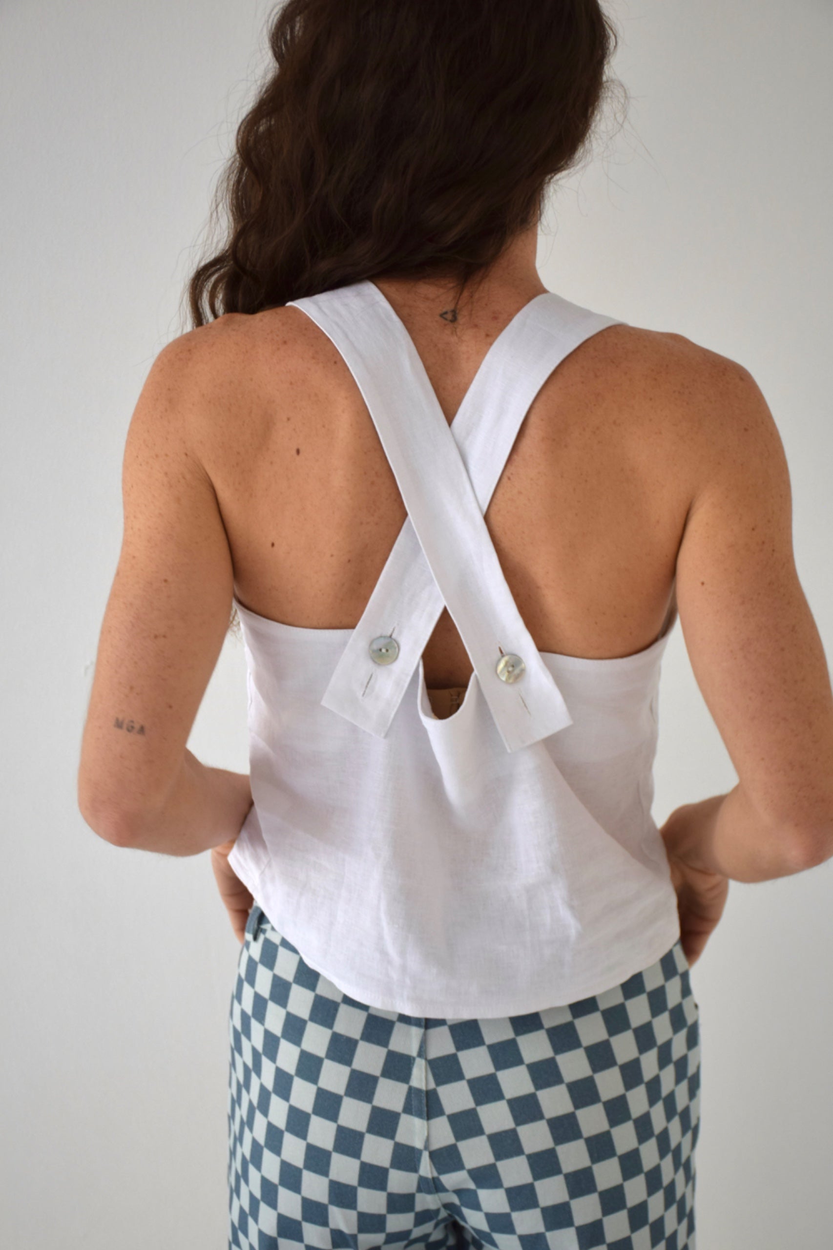 Top Clau Blanco