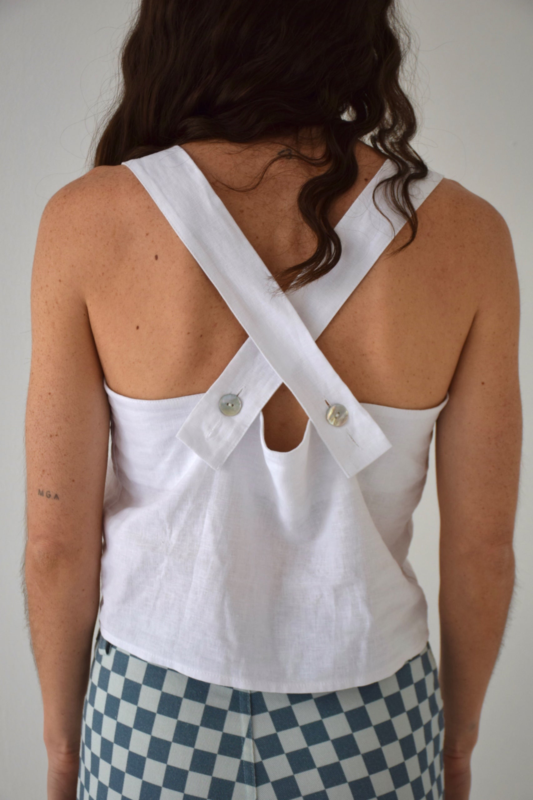 Top Clau Blanco