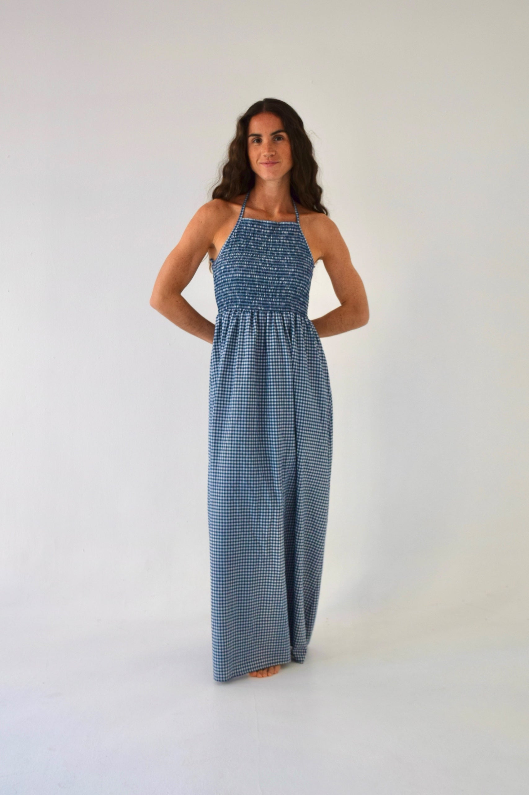 Vestido Gina Vichy Marino