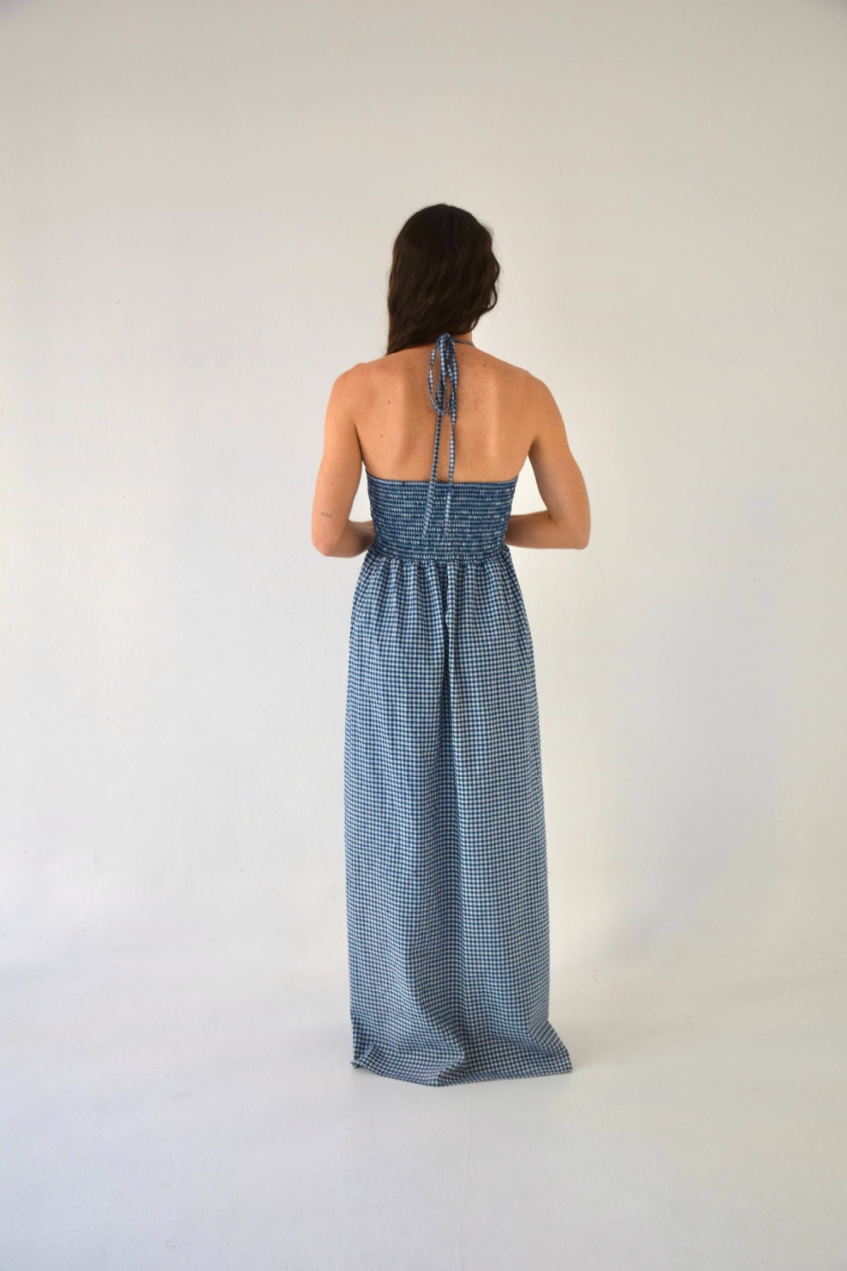 Vestido Gina Vichy Marino