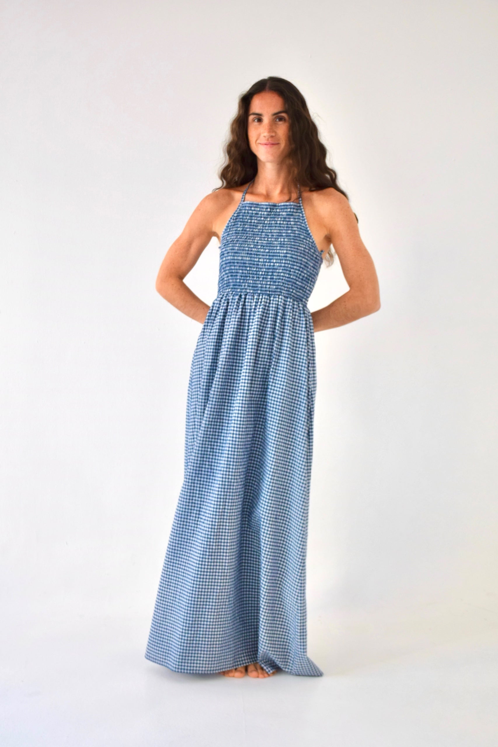 Vestido Gina Vichy Marino