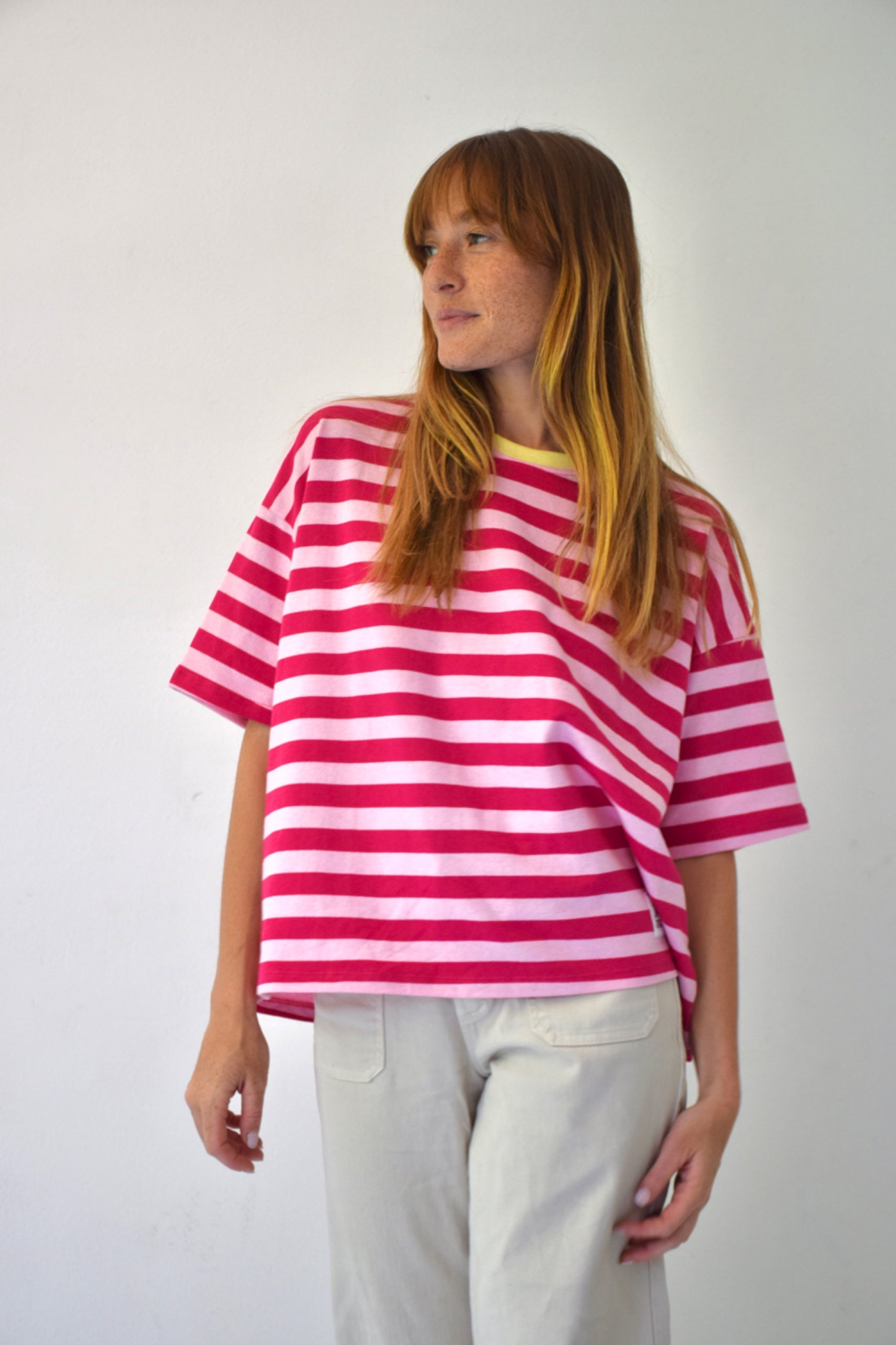 Camiseta Nunu Rosa y Fucsia