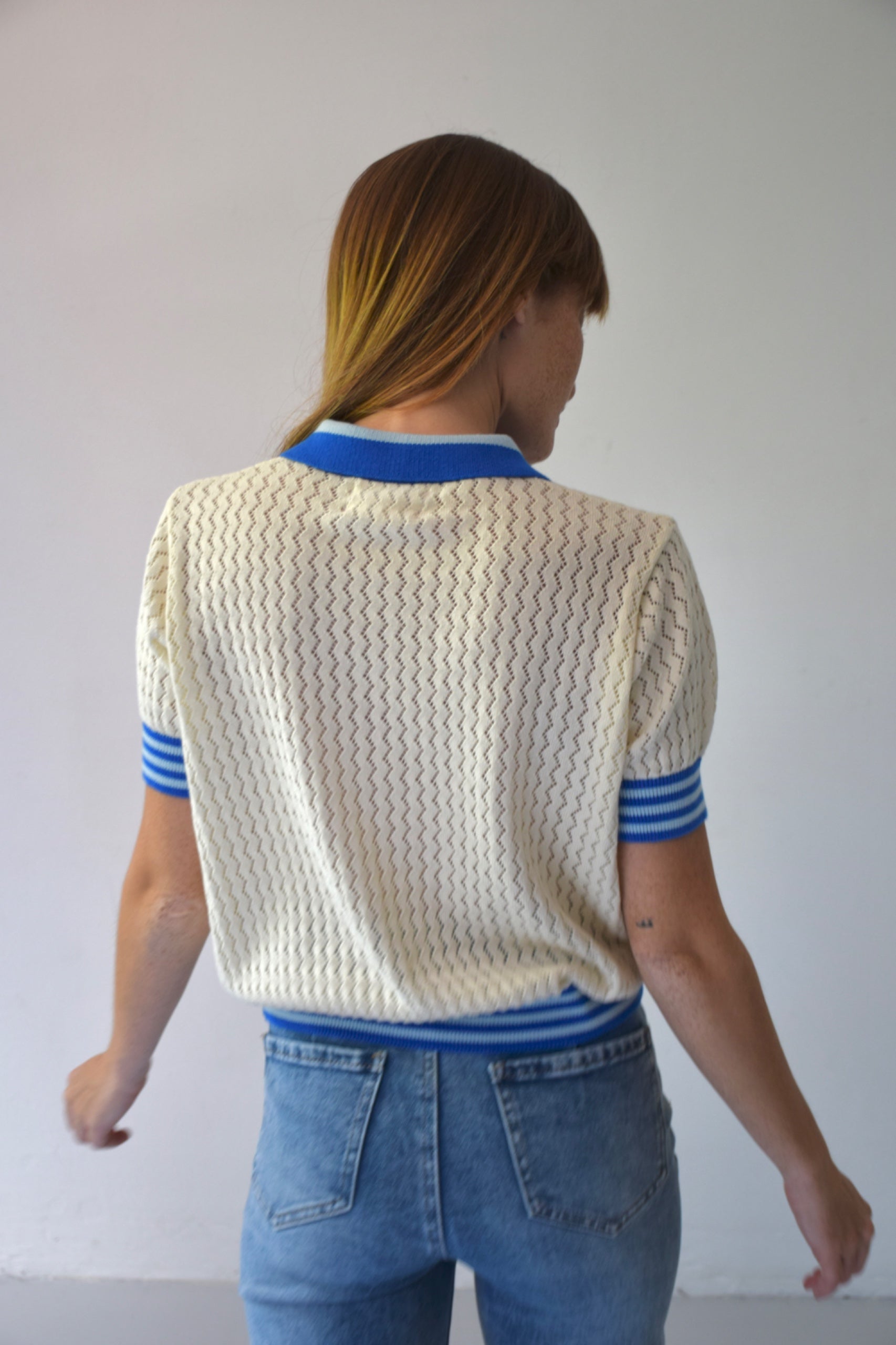 Polo Sara Azul y Celeste