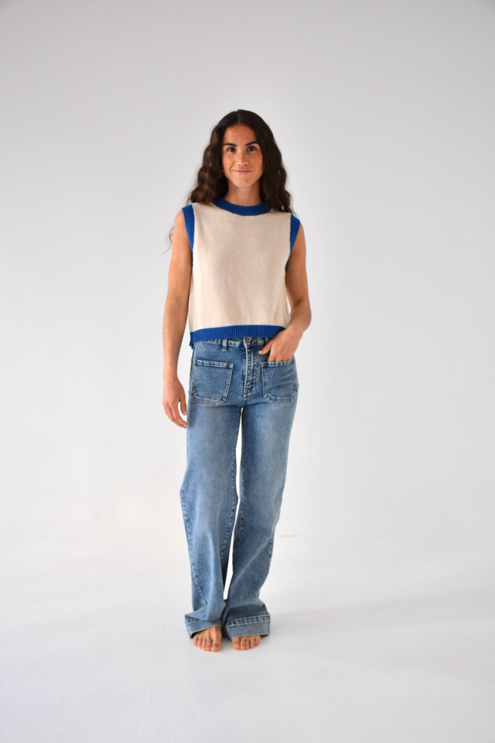 Top Laila & Jeans Claudia