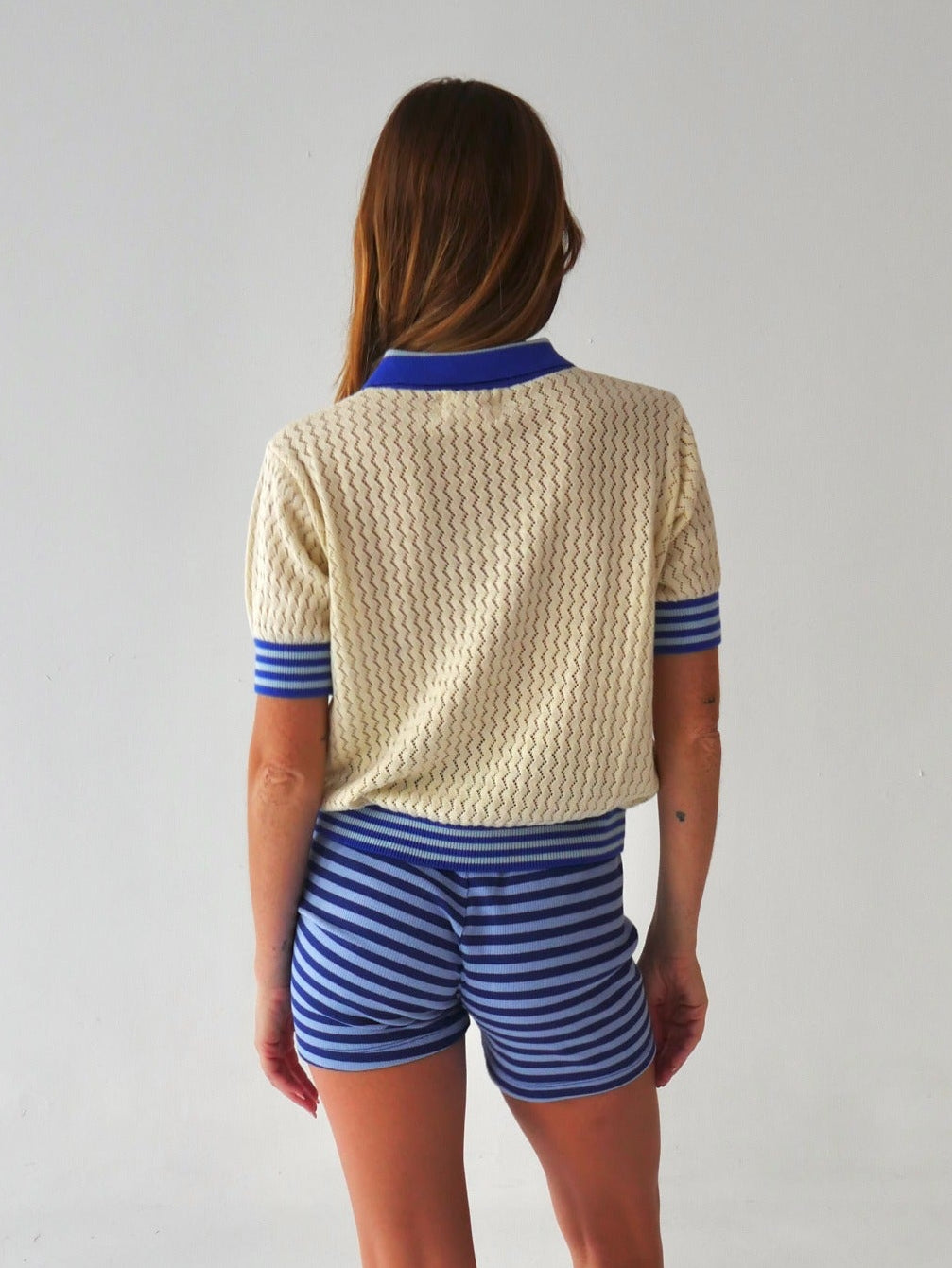 Polo Sara Azul y Celeste