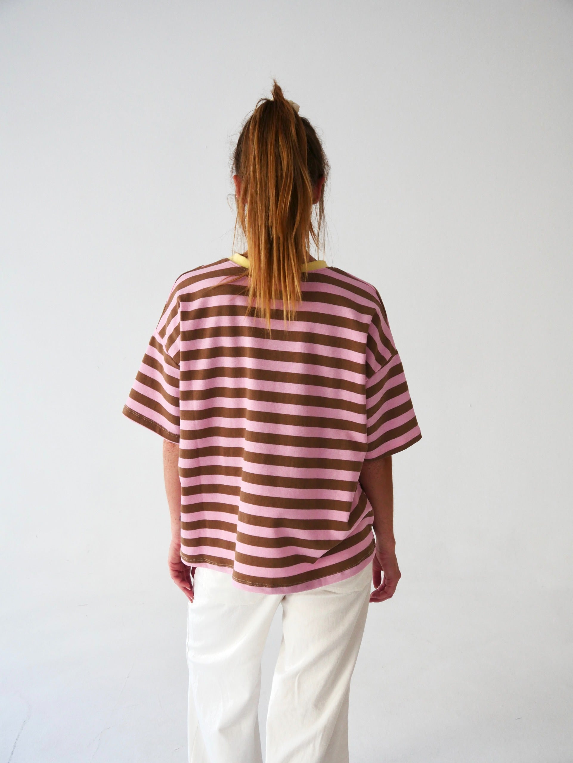Brown and Pink Nunu T-Shirt