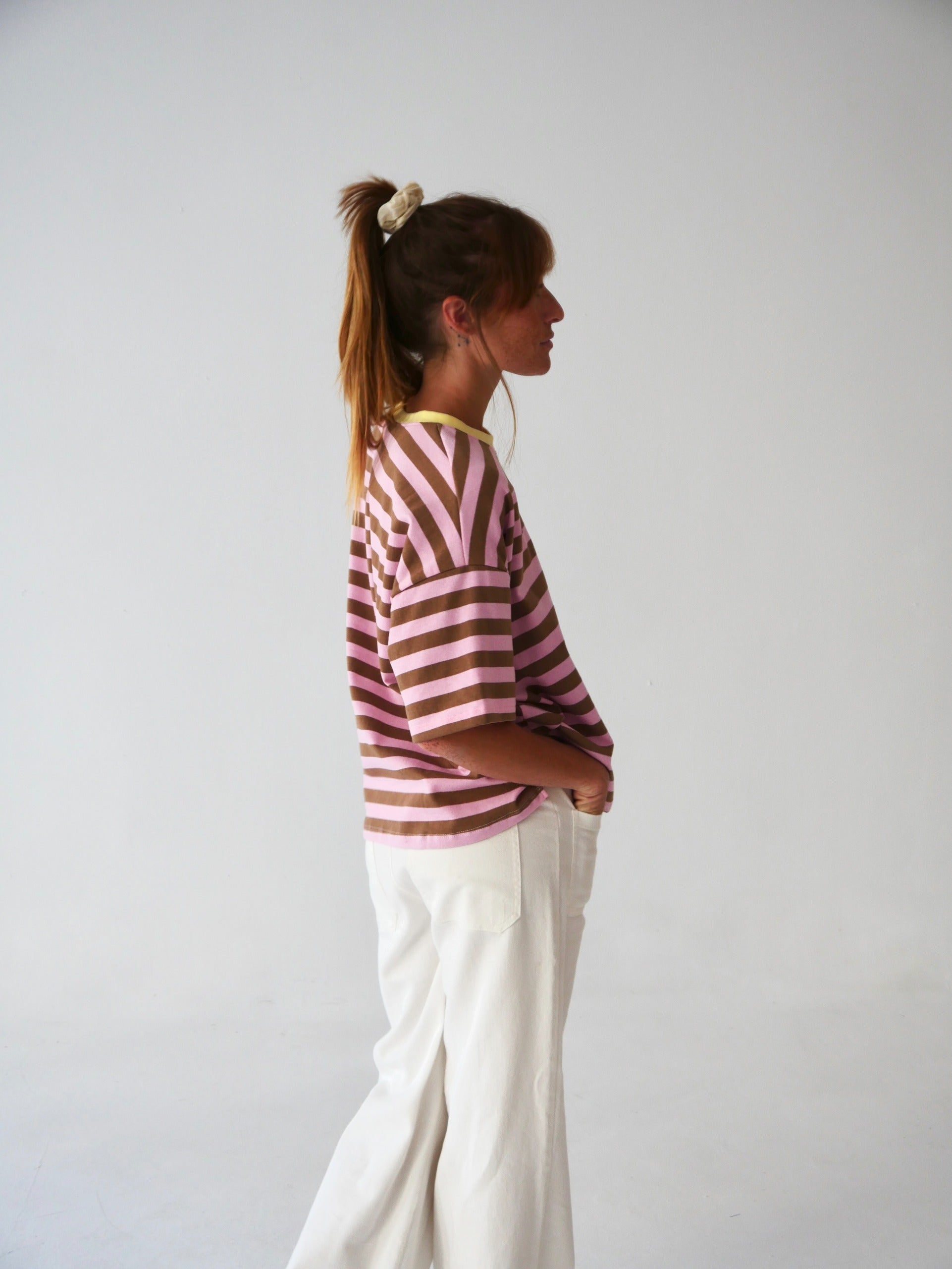 Brown and Pink Nunu T-Shirt