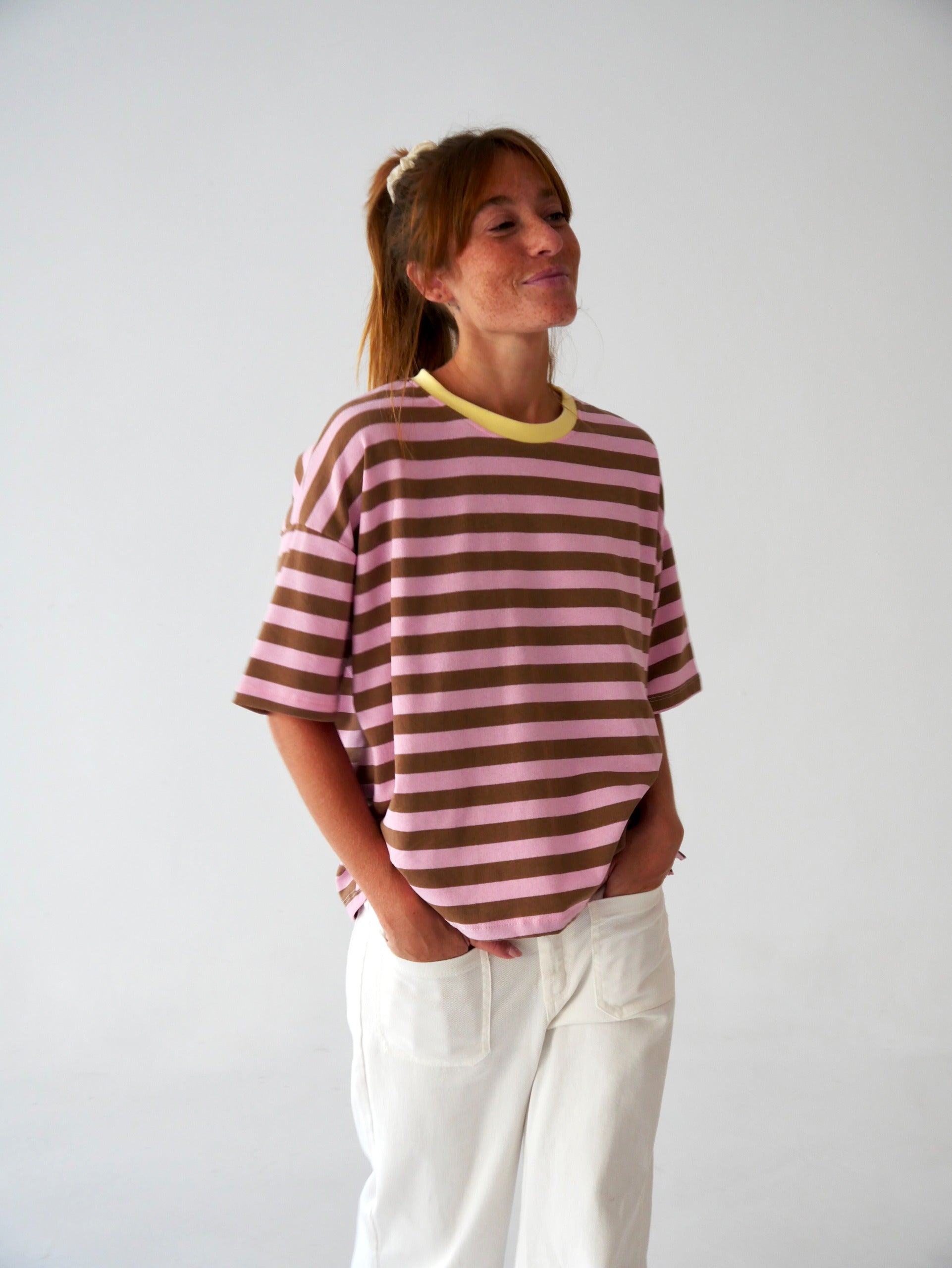 Brown and Pink Nunu T-Shirt