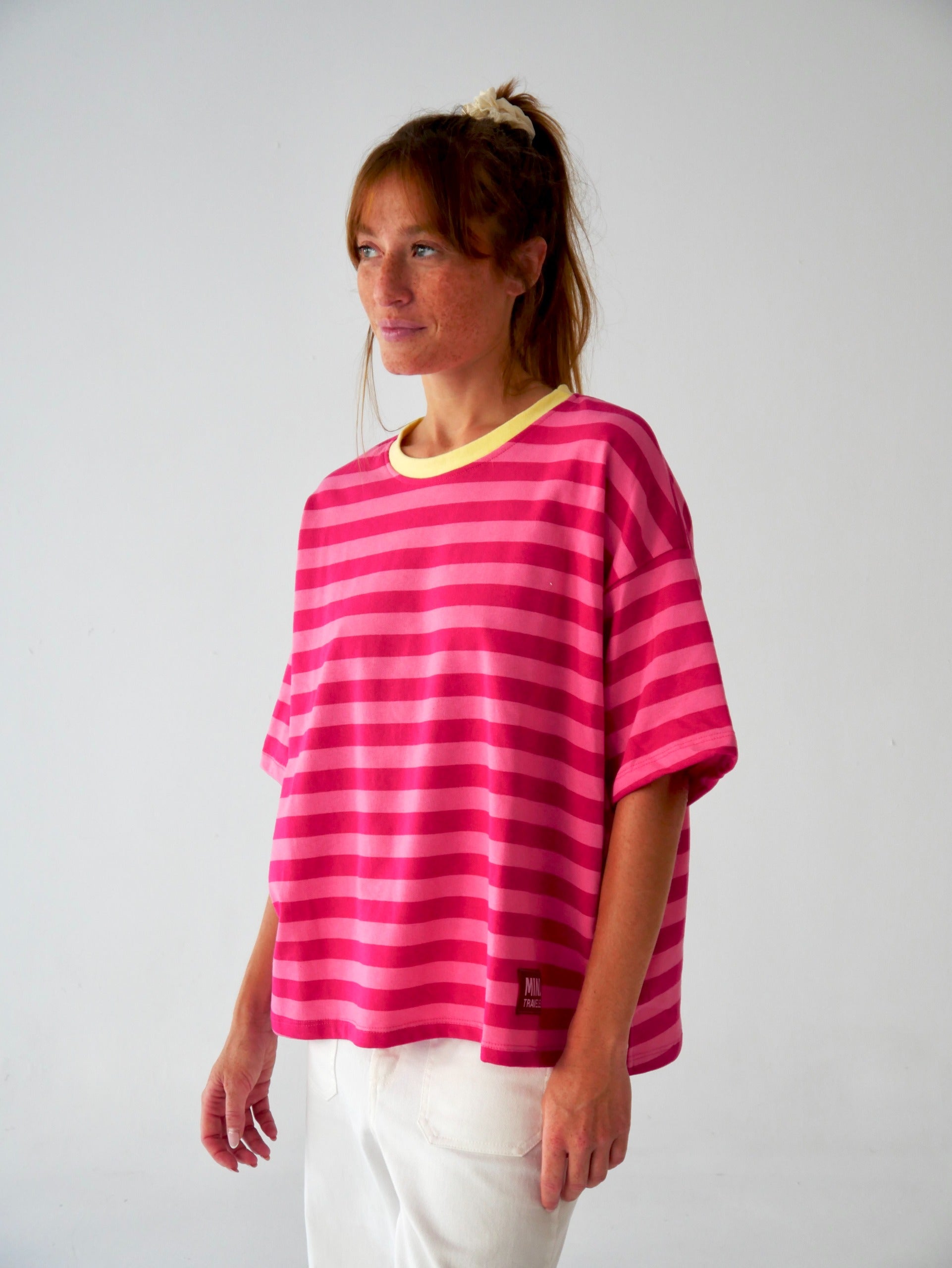 Nunu Pink and Fuchsia T-Shirt