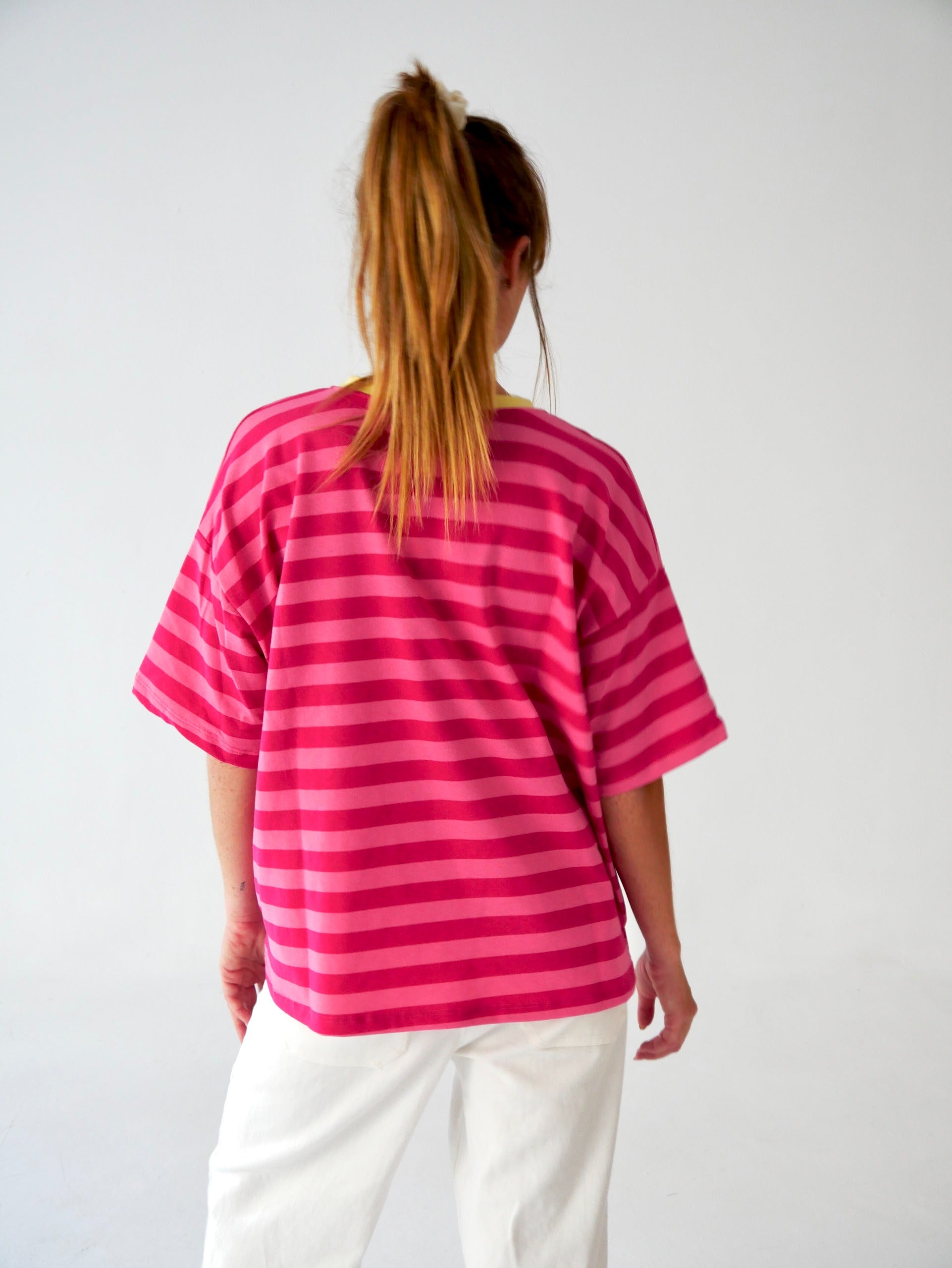 Camiseta Nunu Rosa y Fucsia