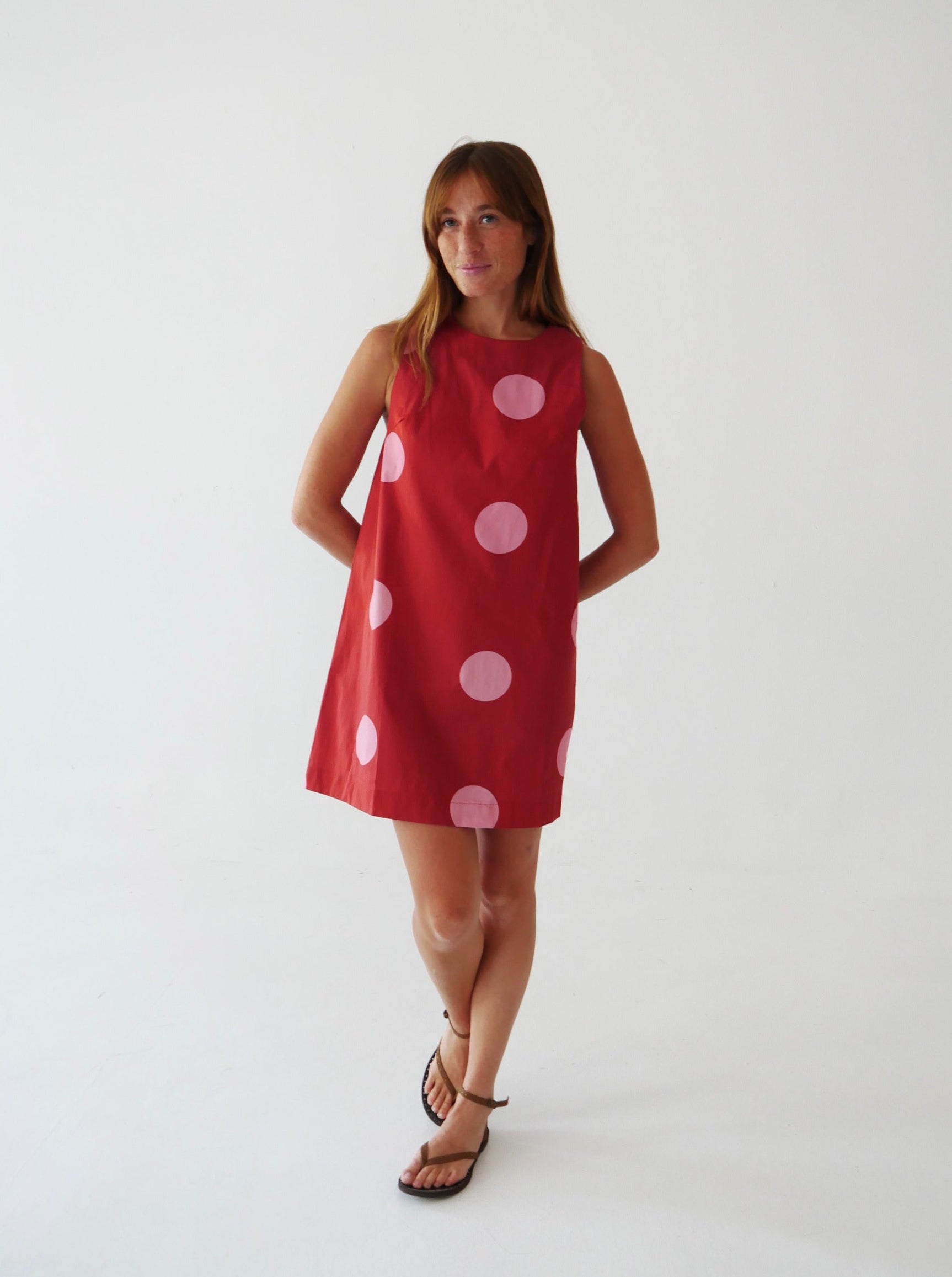 Macarena Burgundy Dress