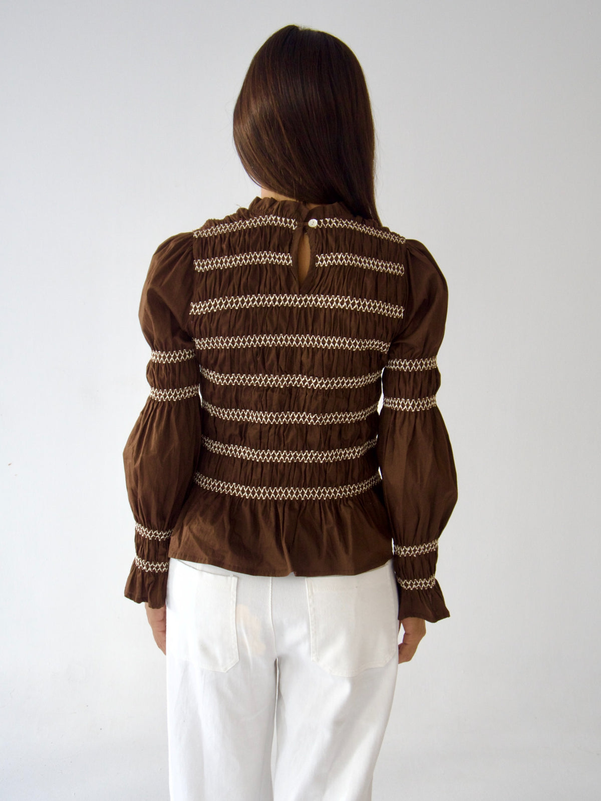 Blusa Eloise Marrón