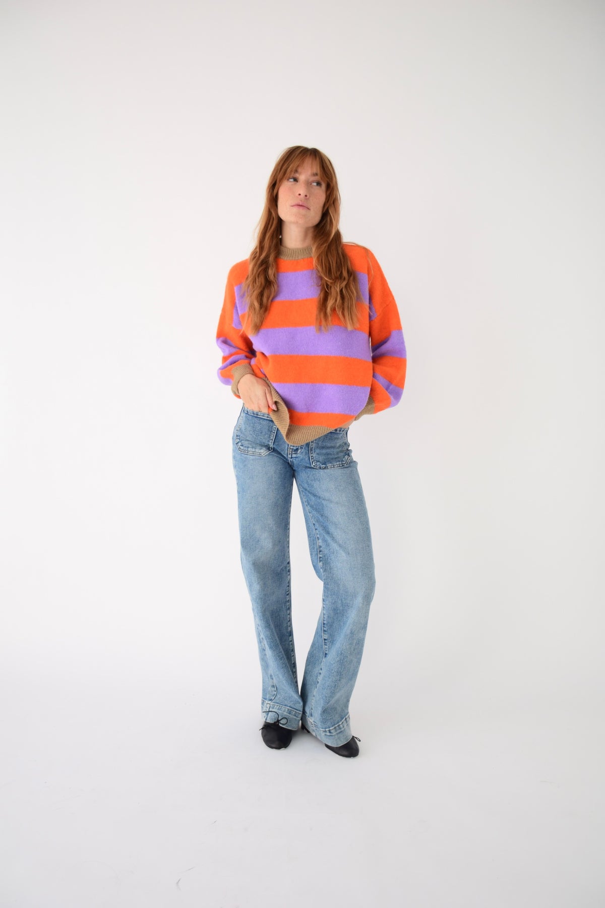 Jersey Mapi Lavanda y Naranja