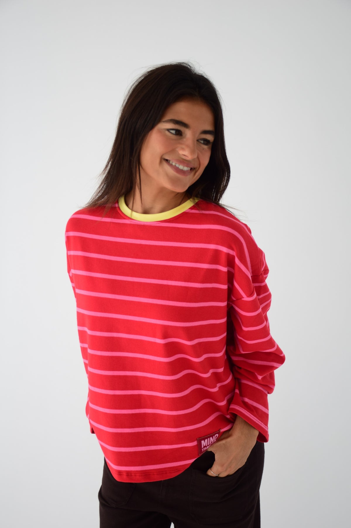 Camiseta Míriam Rojo y Rosa