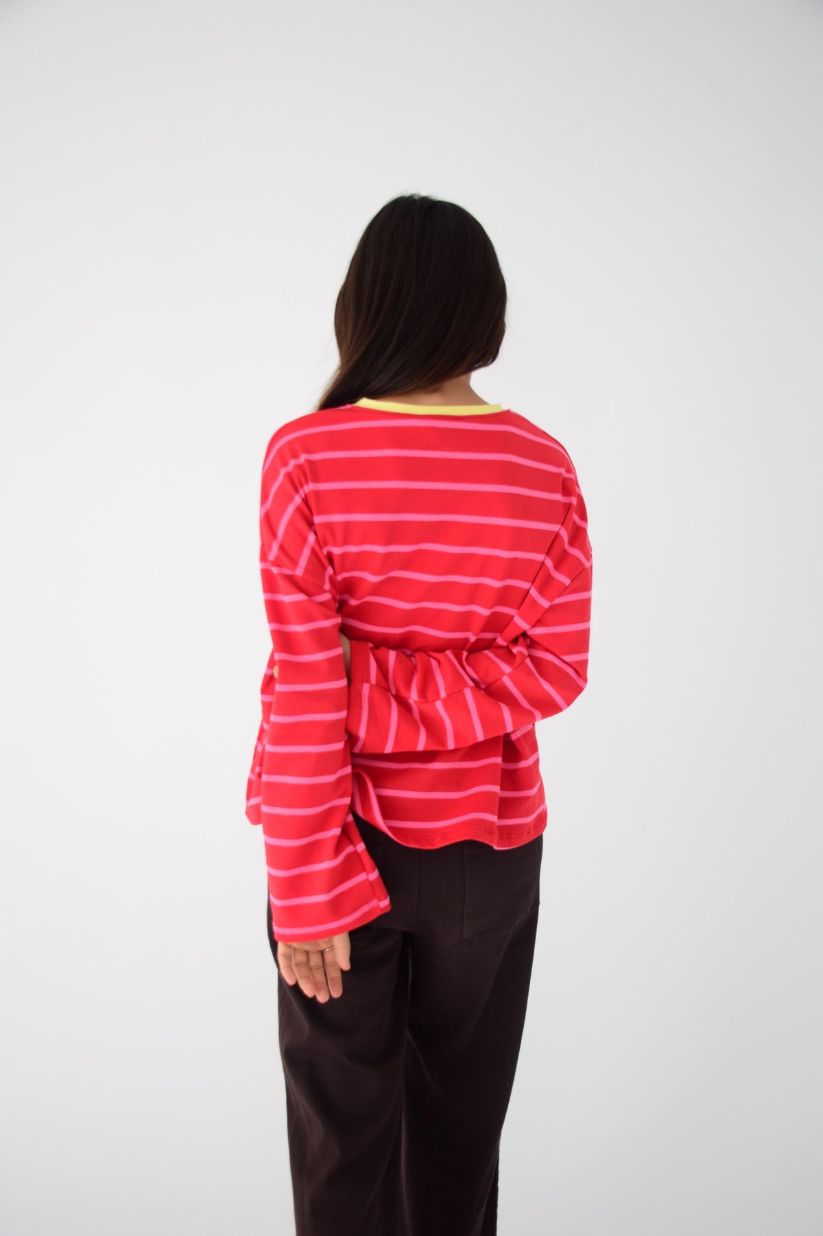 Camiseta Míriam Rojo y Rosa