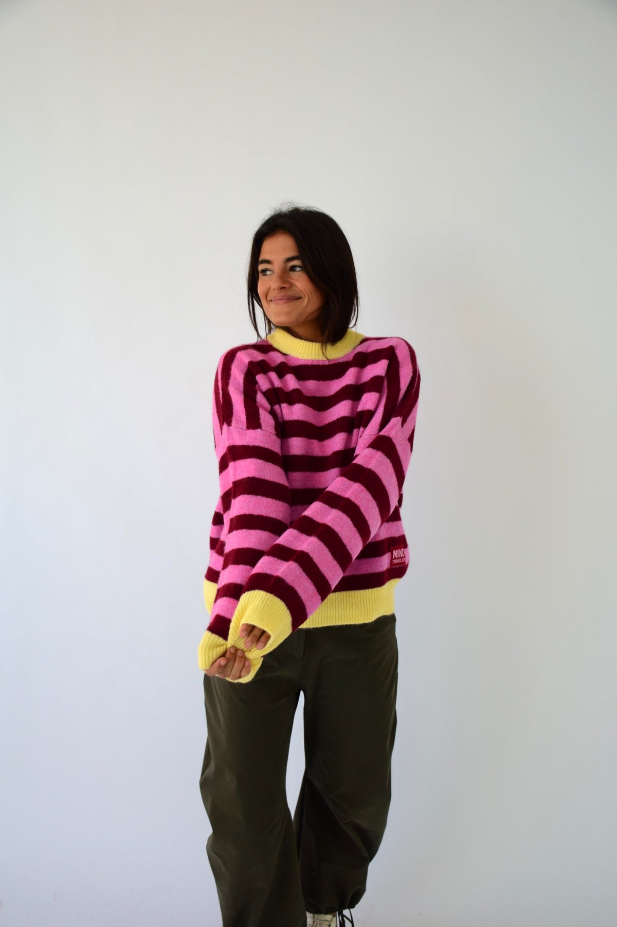 Jersey Pia Burgundy y Rosa