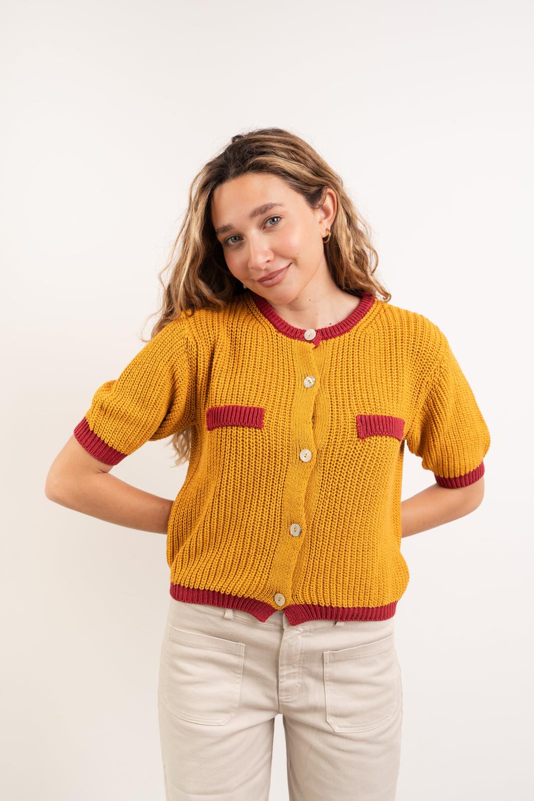 Mia Mustard Cardigan