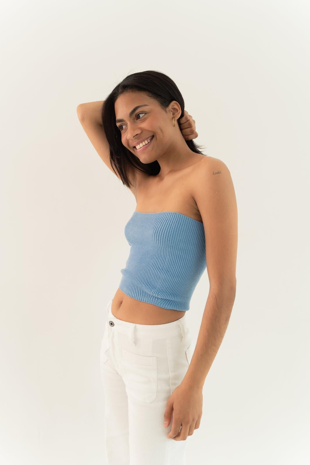 Top Inés Azul