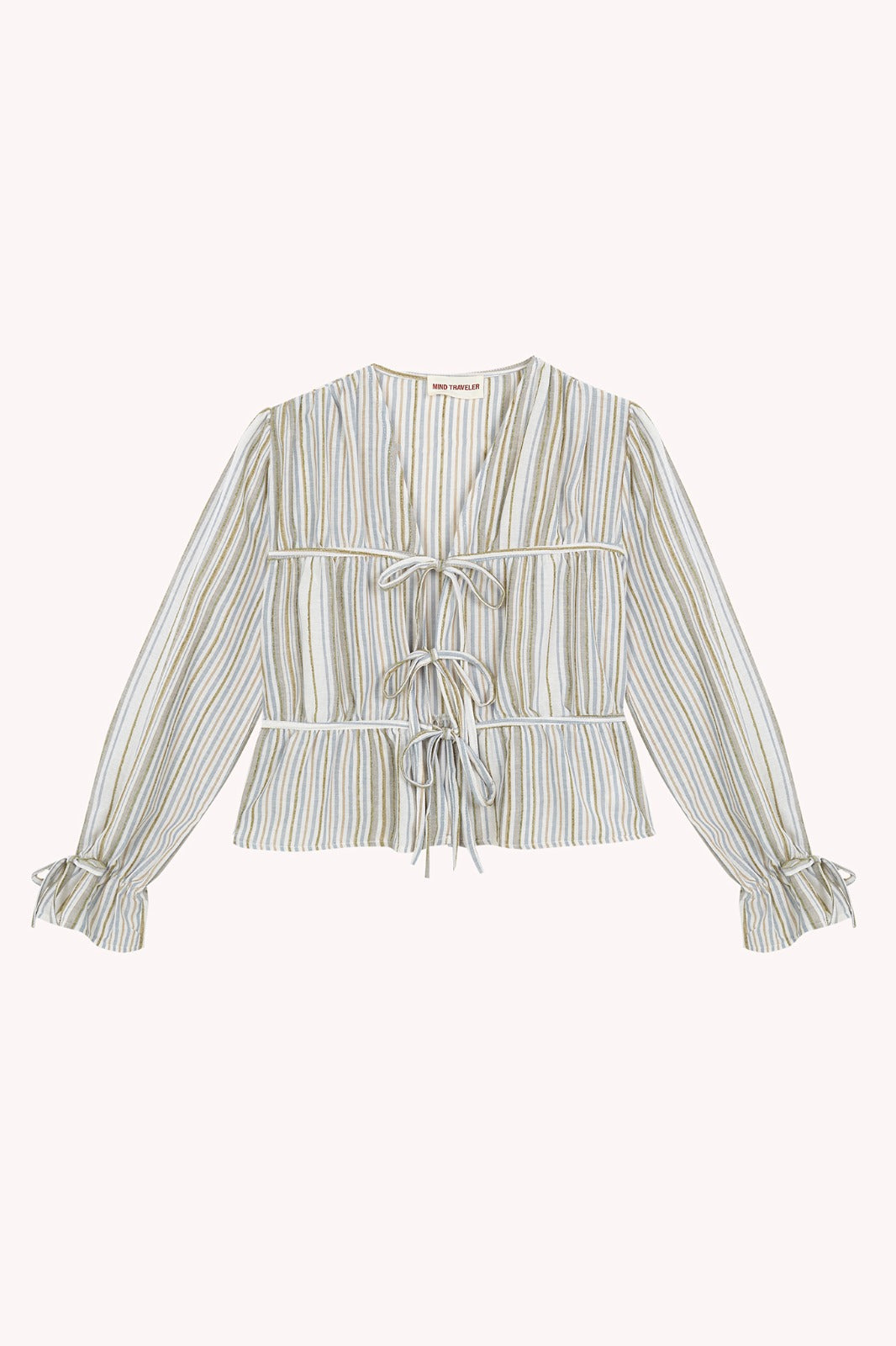 Blusa Lucía Rayas Azul