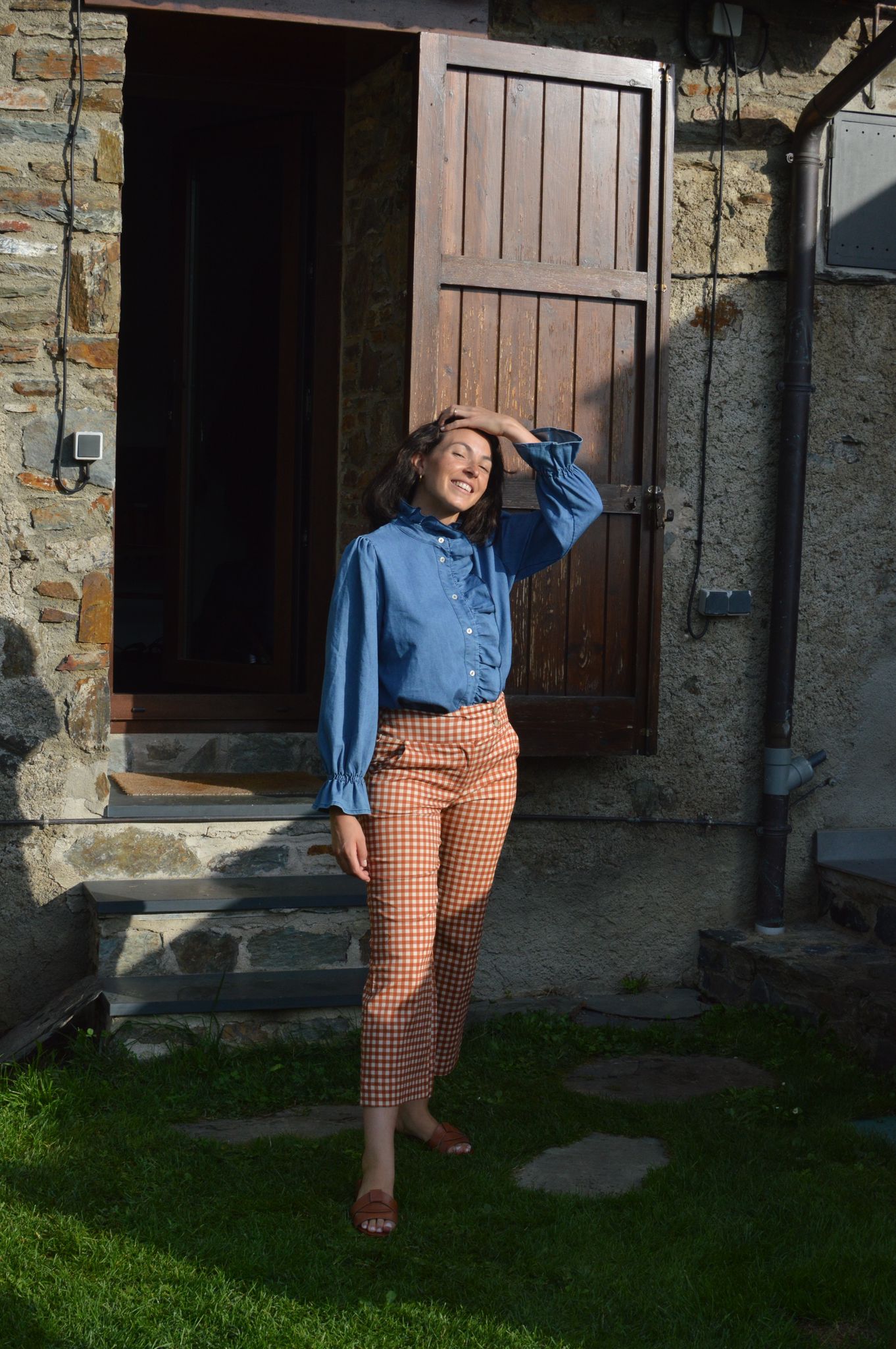 Gala Denim Blouse