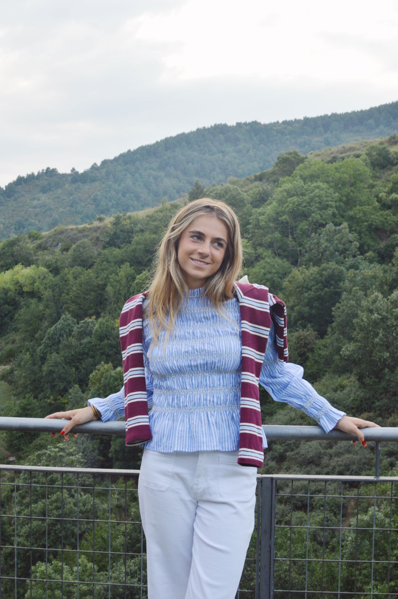 Rocío Blue Blouse