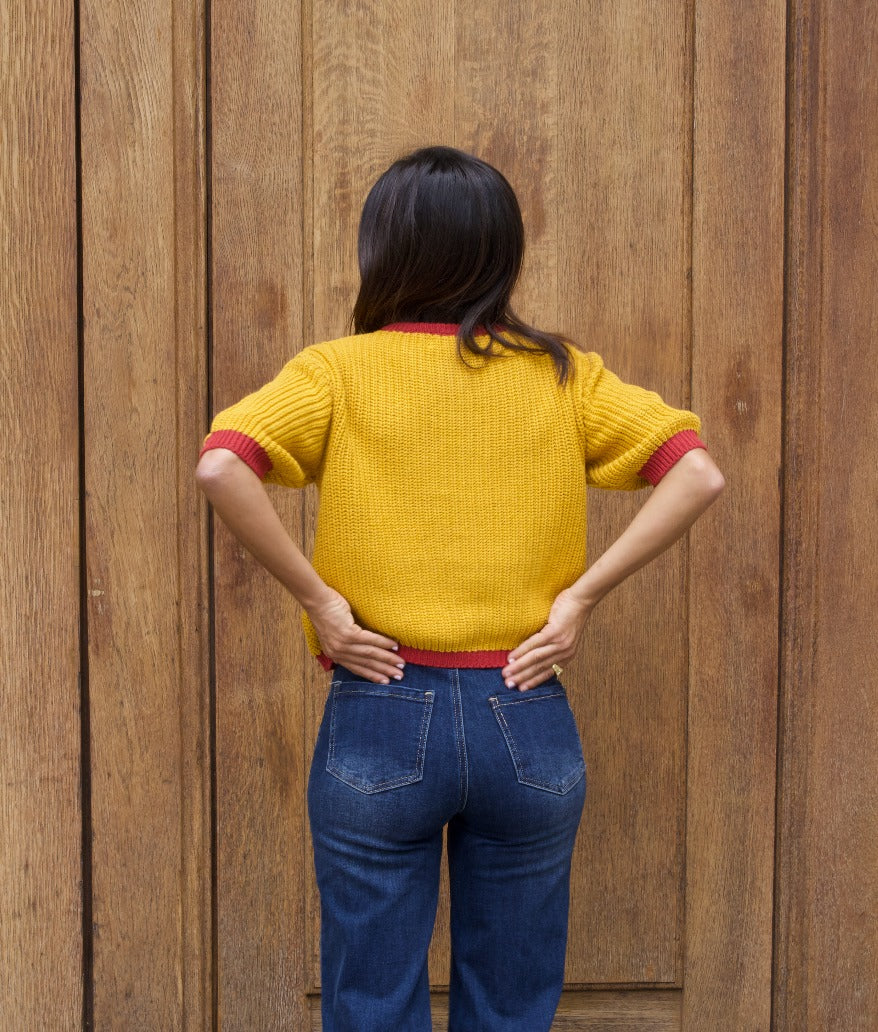 Mia Mustard Cardigan