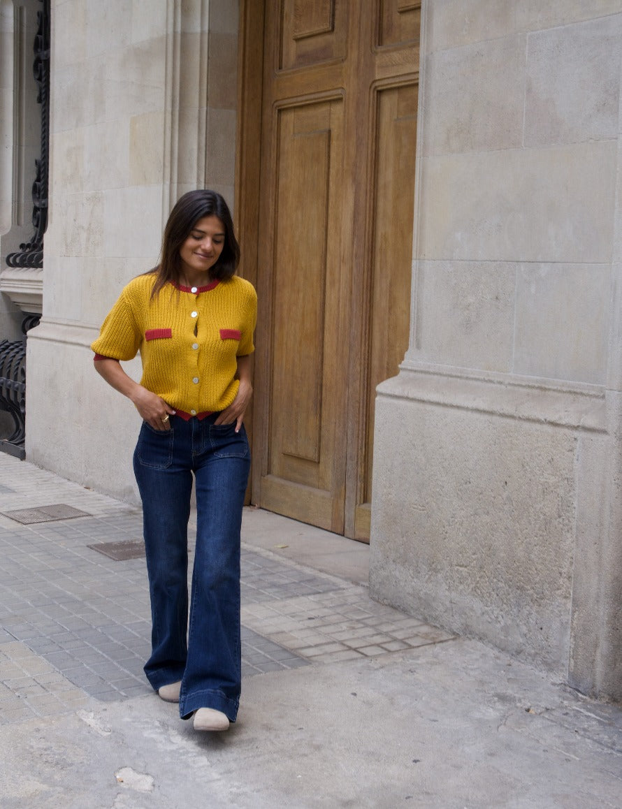 Mia Mustard Cardigan