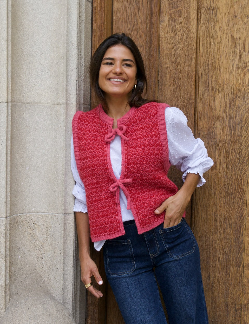 Chaleco Elena Rosa