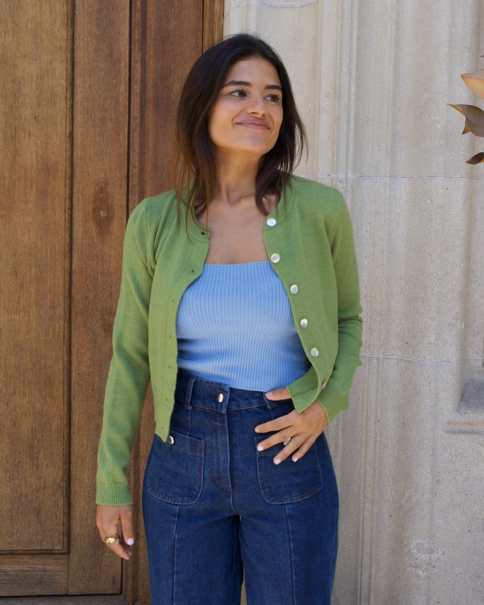 Inés Blue Top
