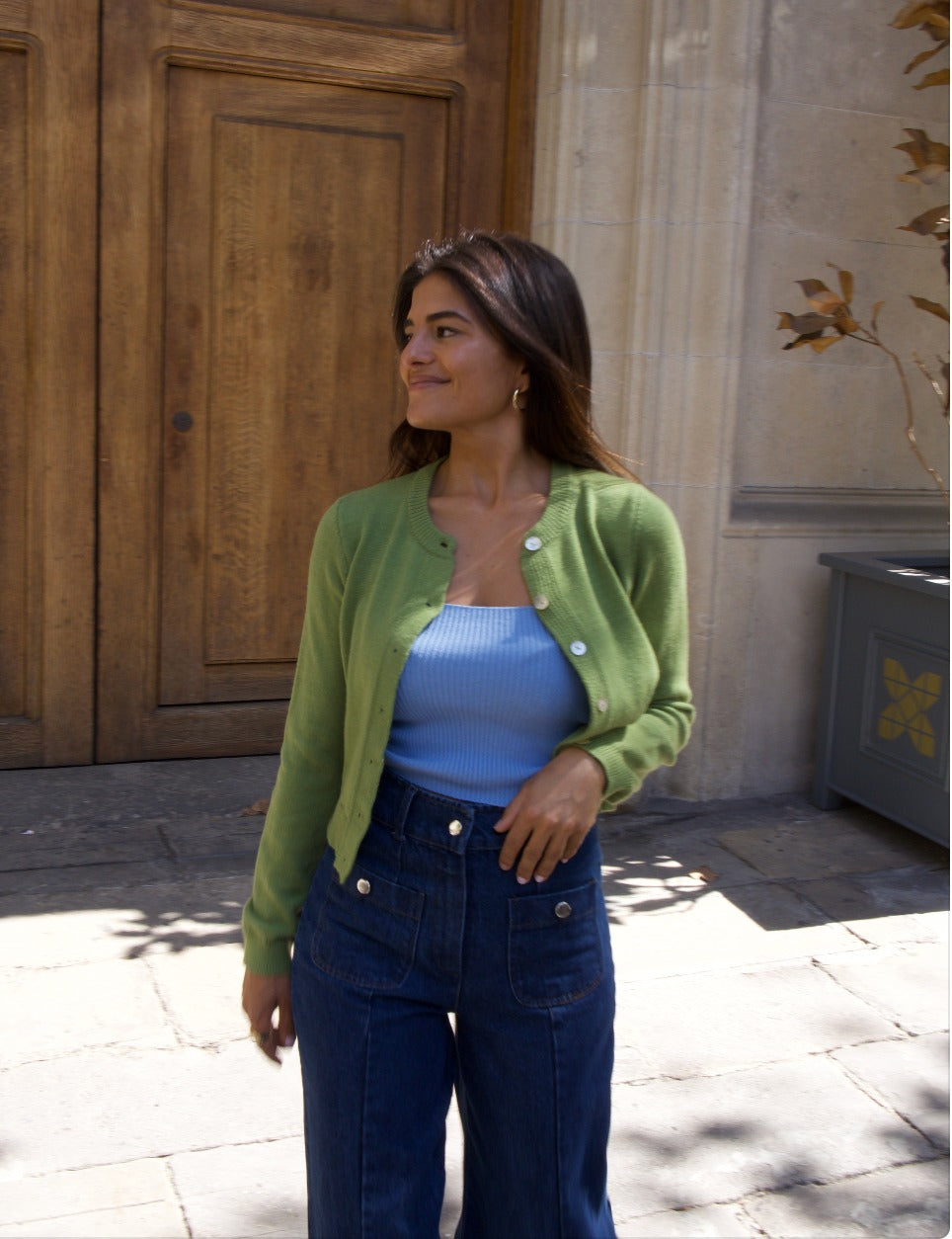 Inés Blue Top