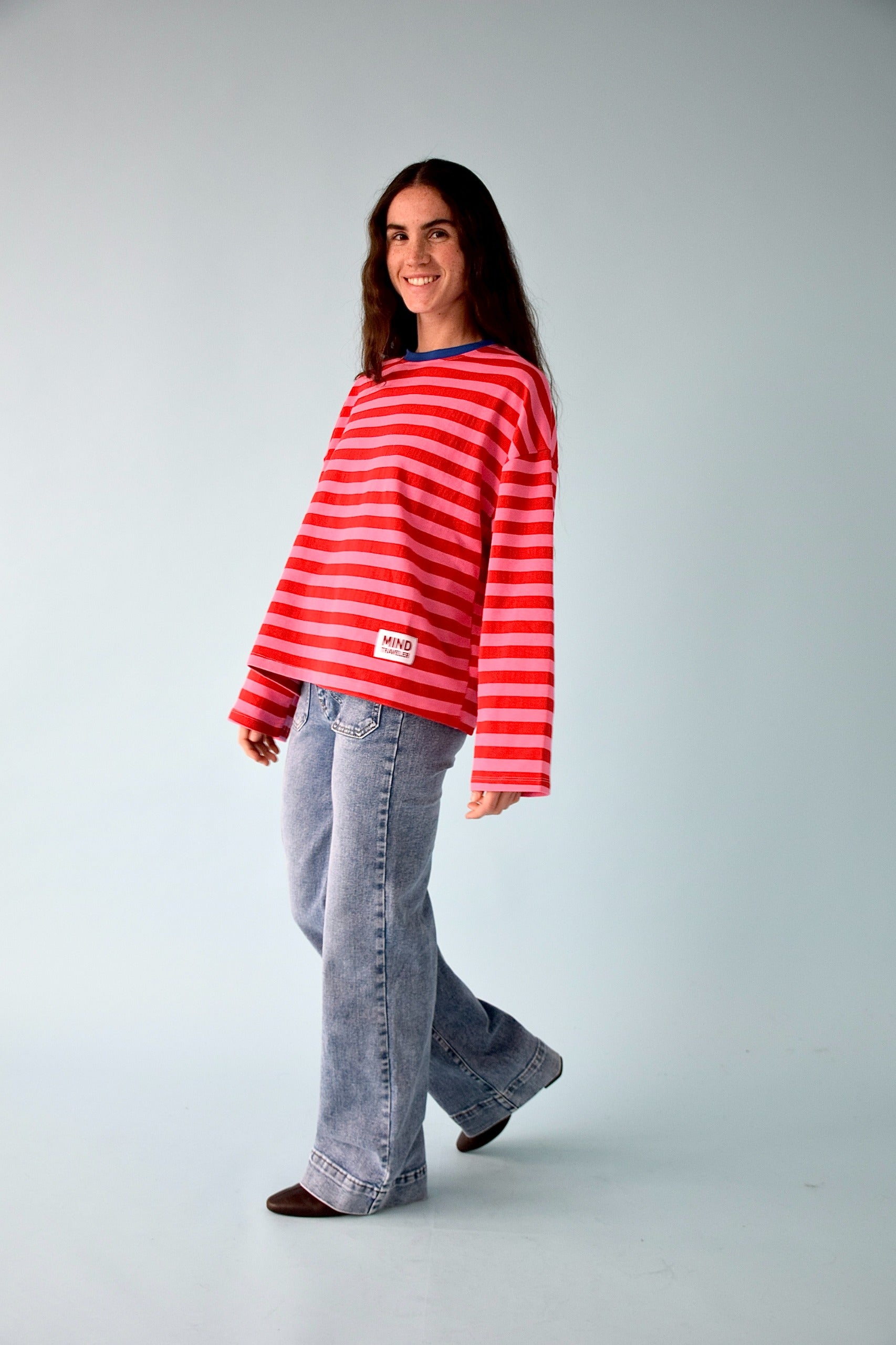 Núria Pink and Red T-shirt