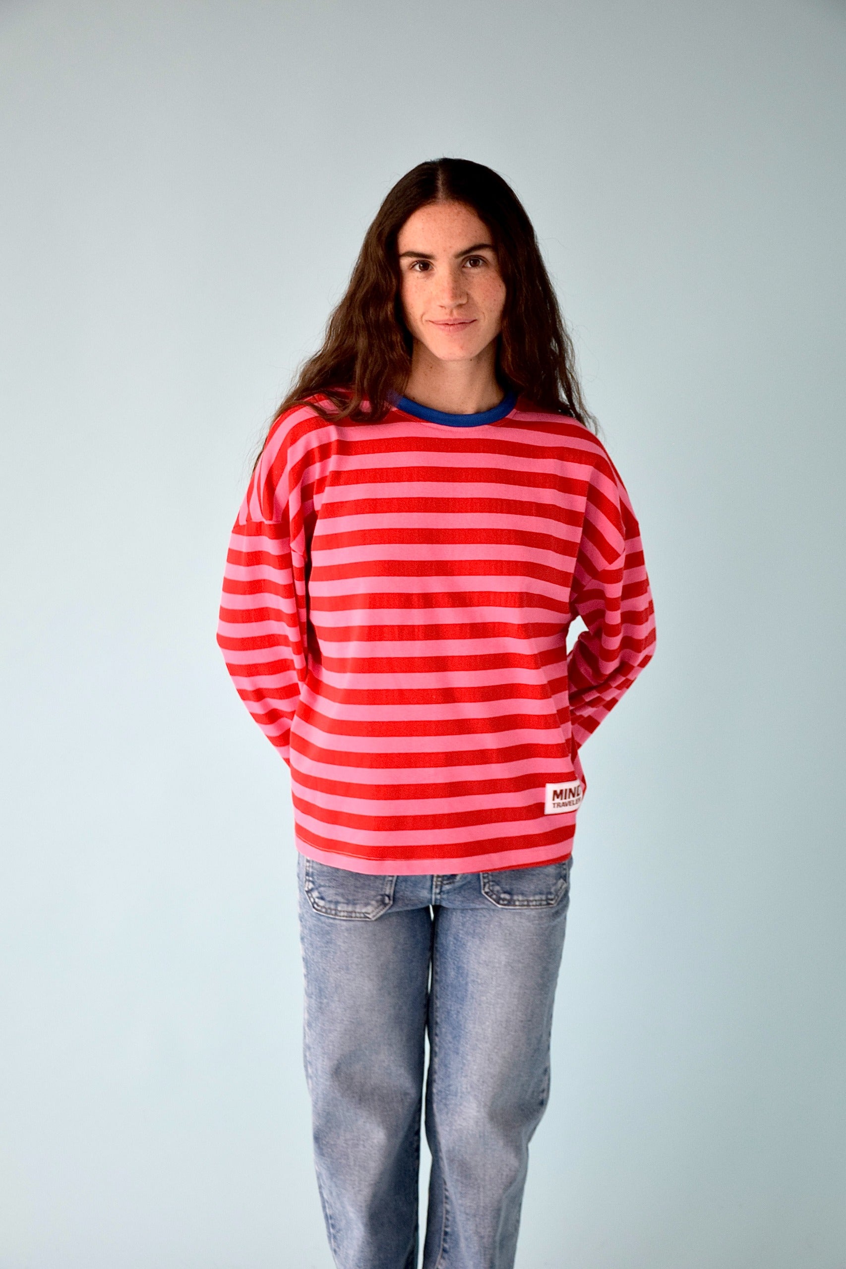 Camiseta Núria Rosa y Rojo