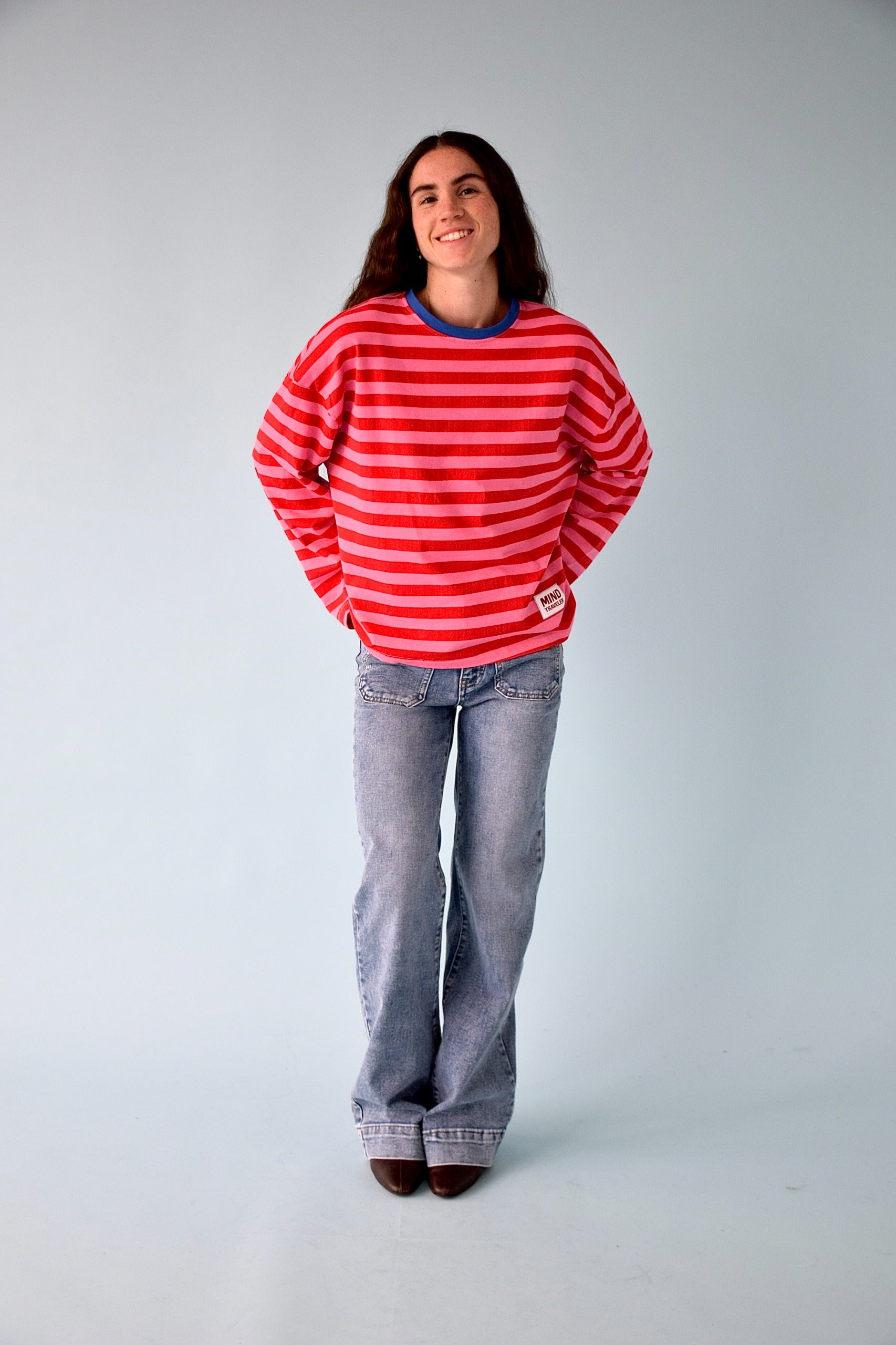 Núria Pink and Red T-shirt