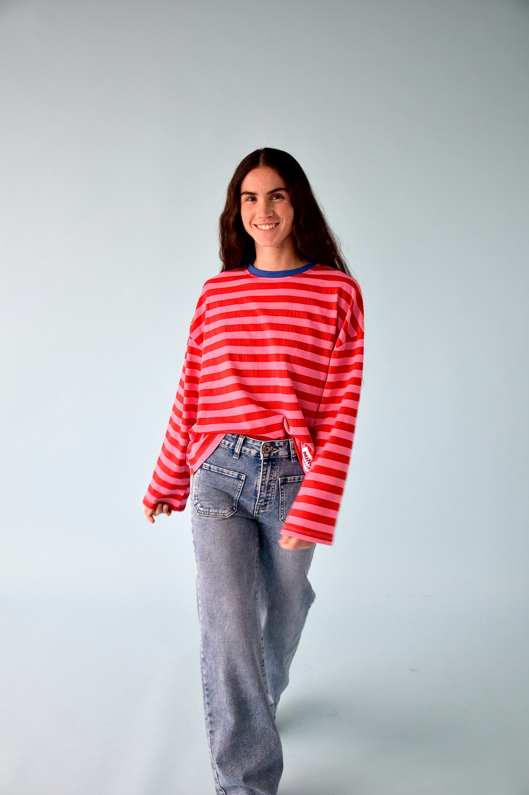 Núria Pink and Red T-shirt