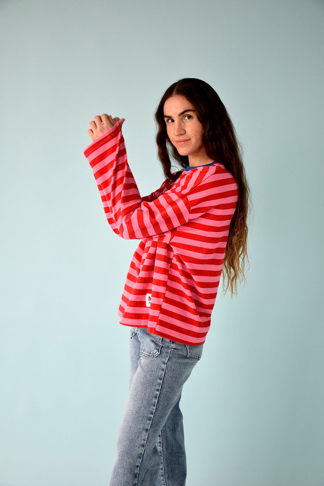 Núria Pink and Red T-shirt