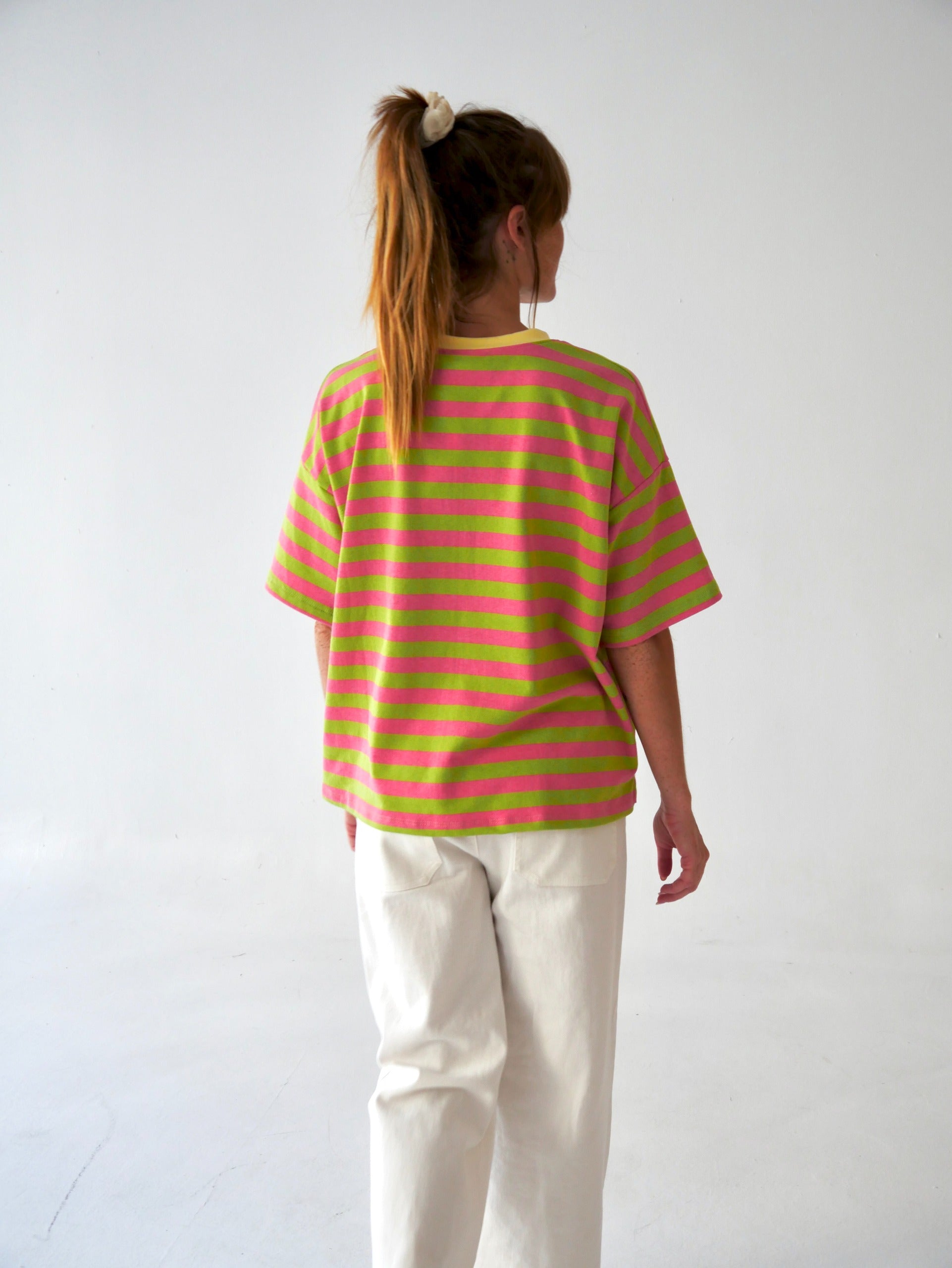 Nunu Green and Pink T-Shirt