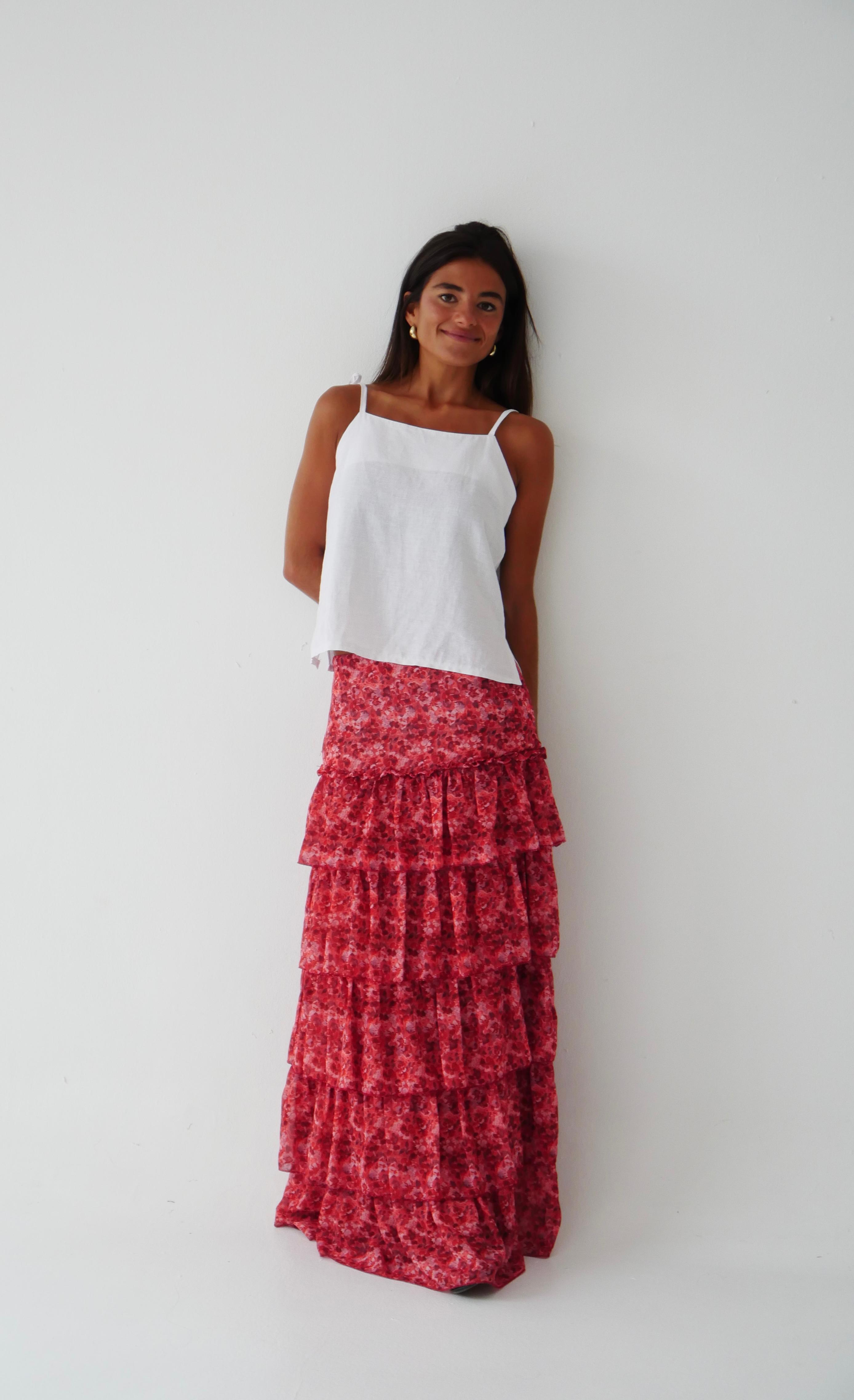 Falda Azahar Rosa