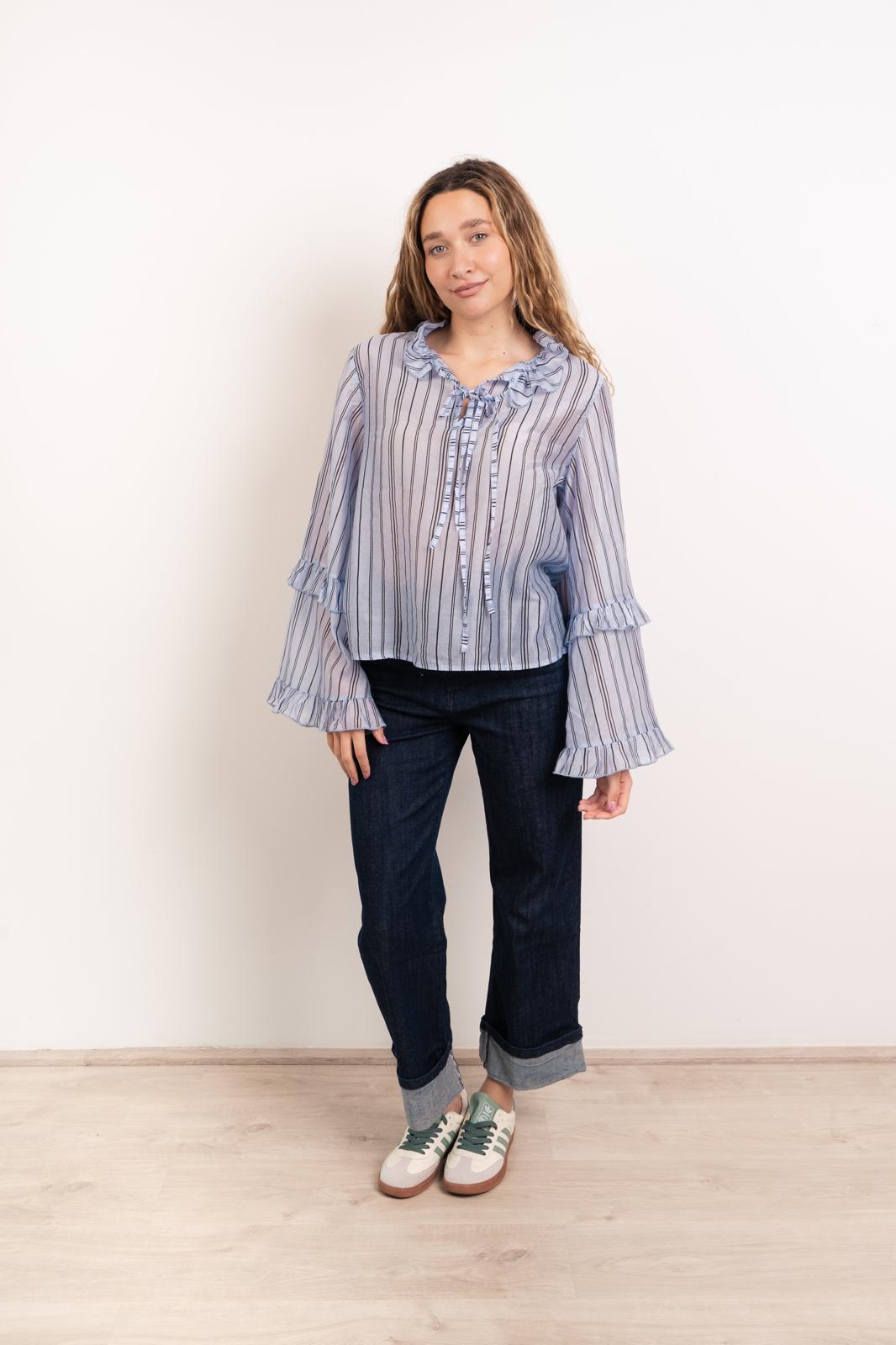 Alicia Blue Blouse