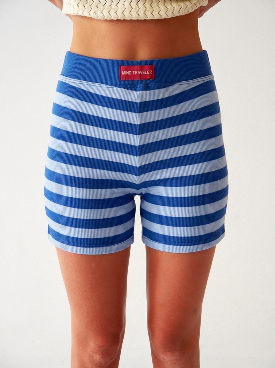Nuria Celeste and Azul Shorts