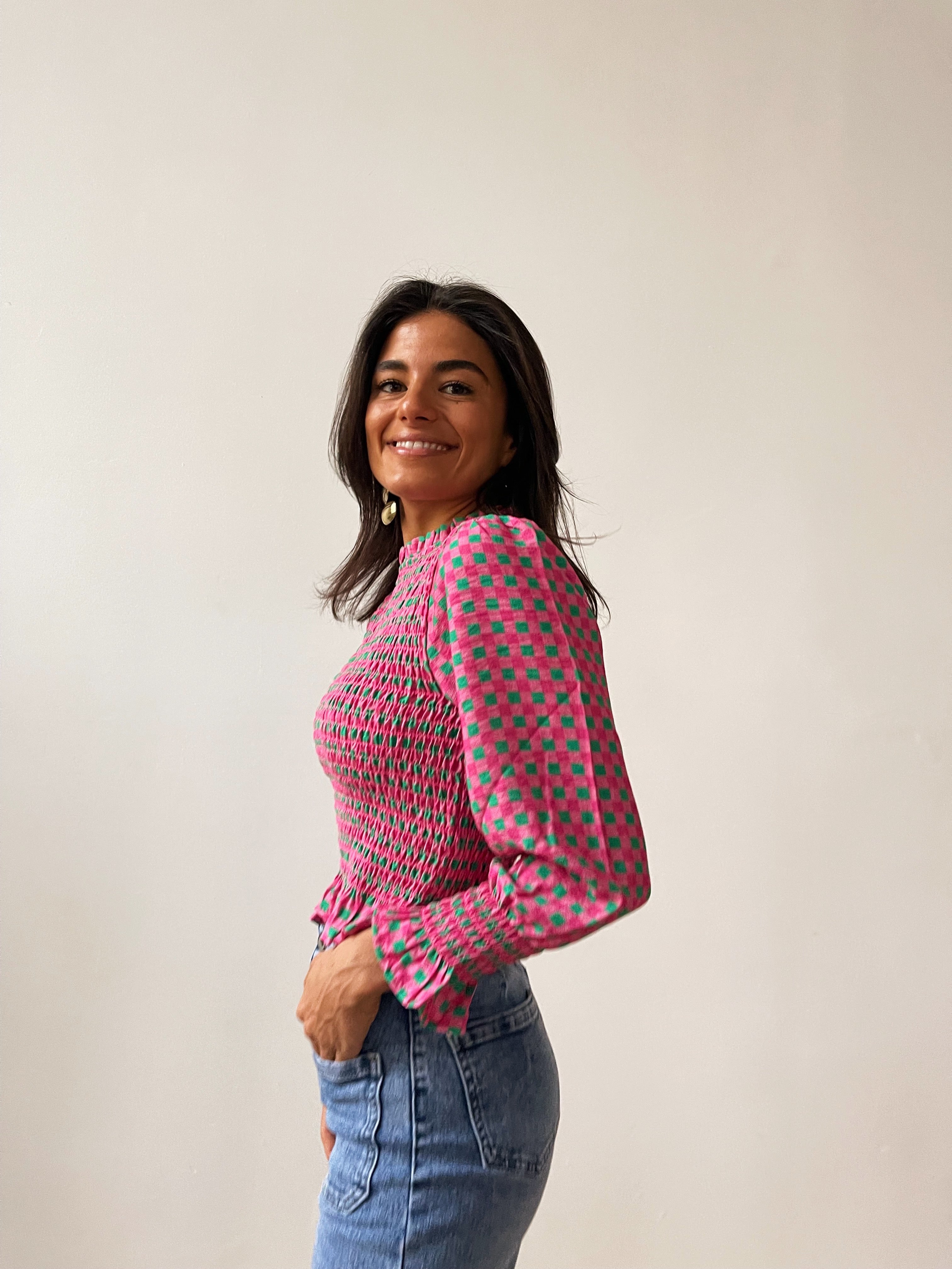 Chia Fuchsia Blouse