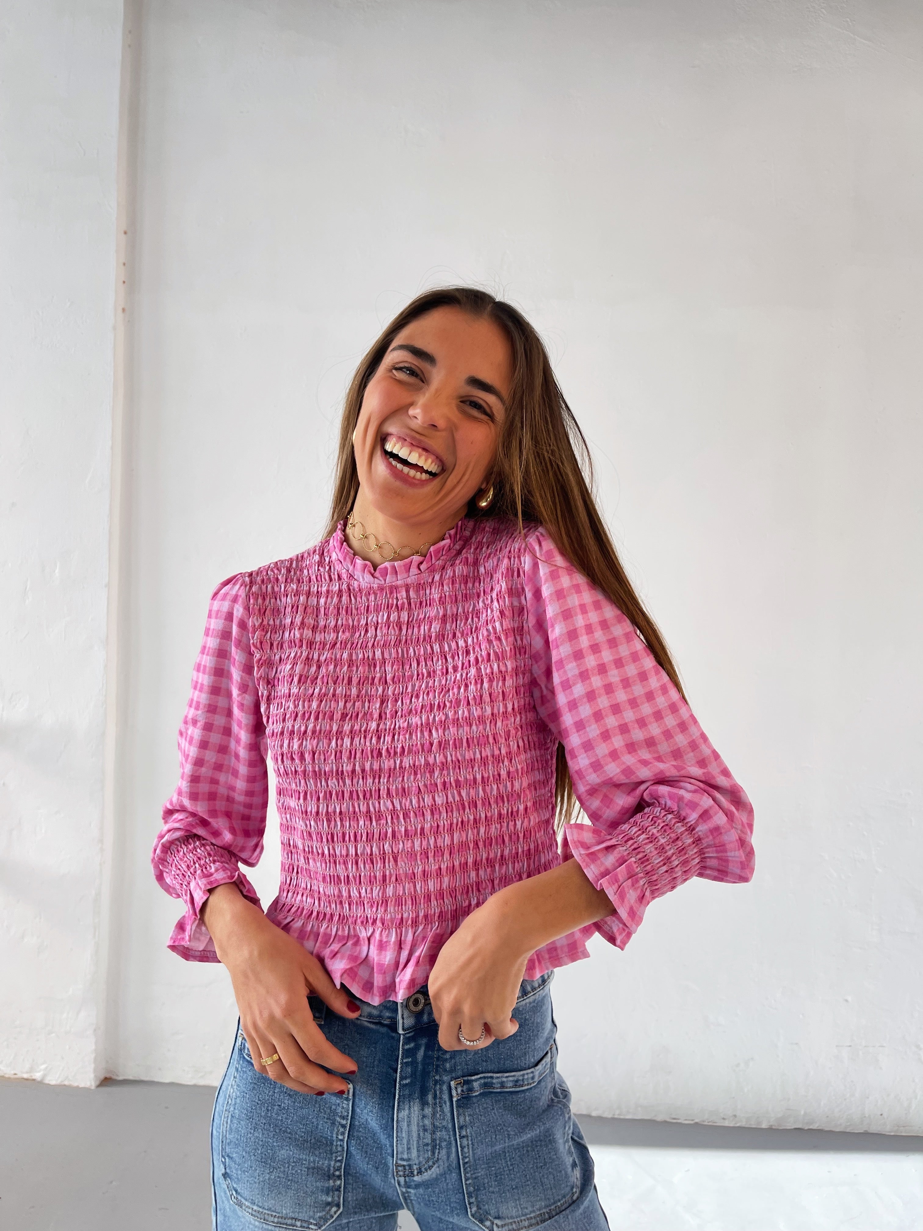 Chia Pink Blouse