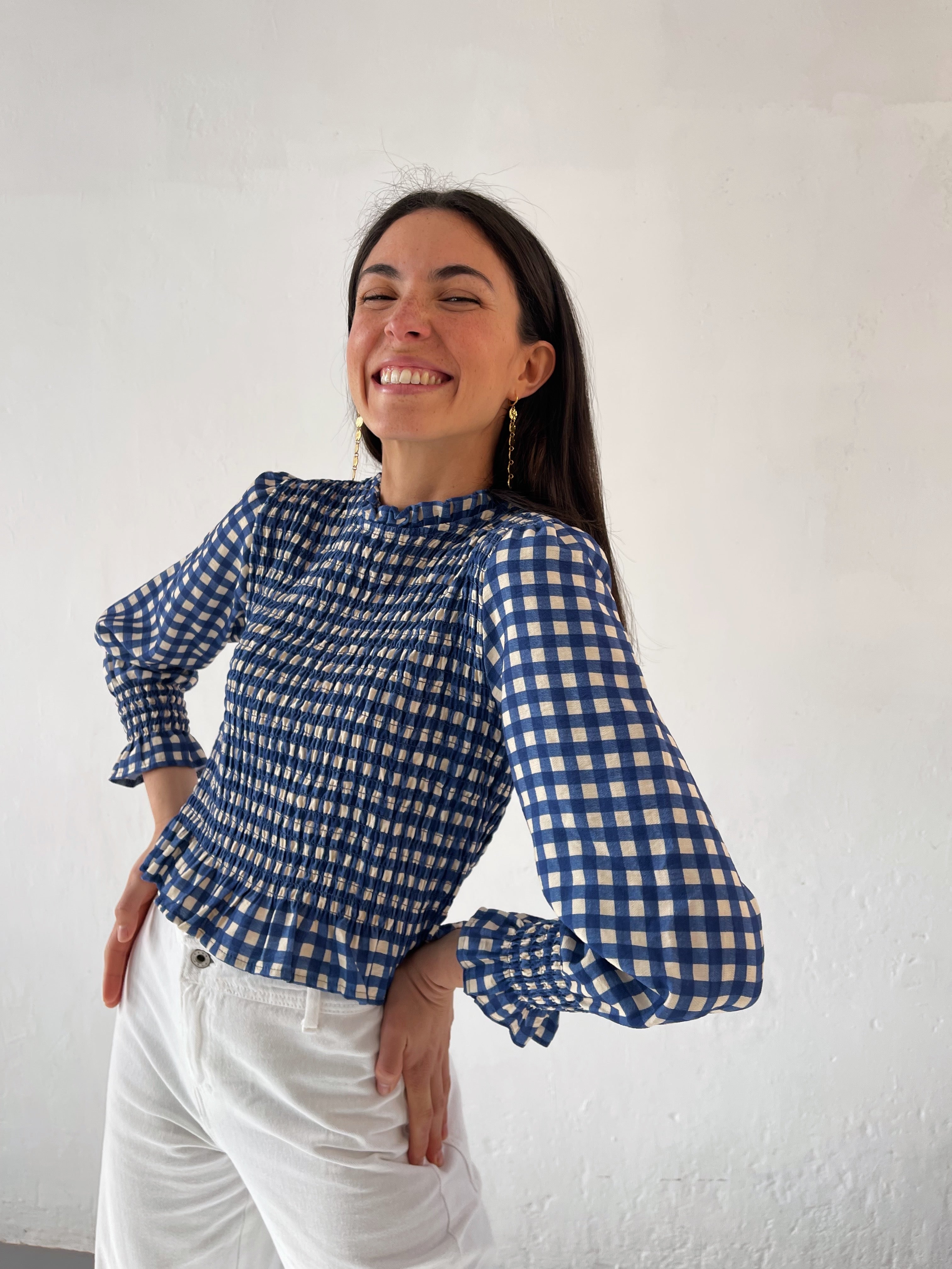 Chia Blue Blouse