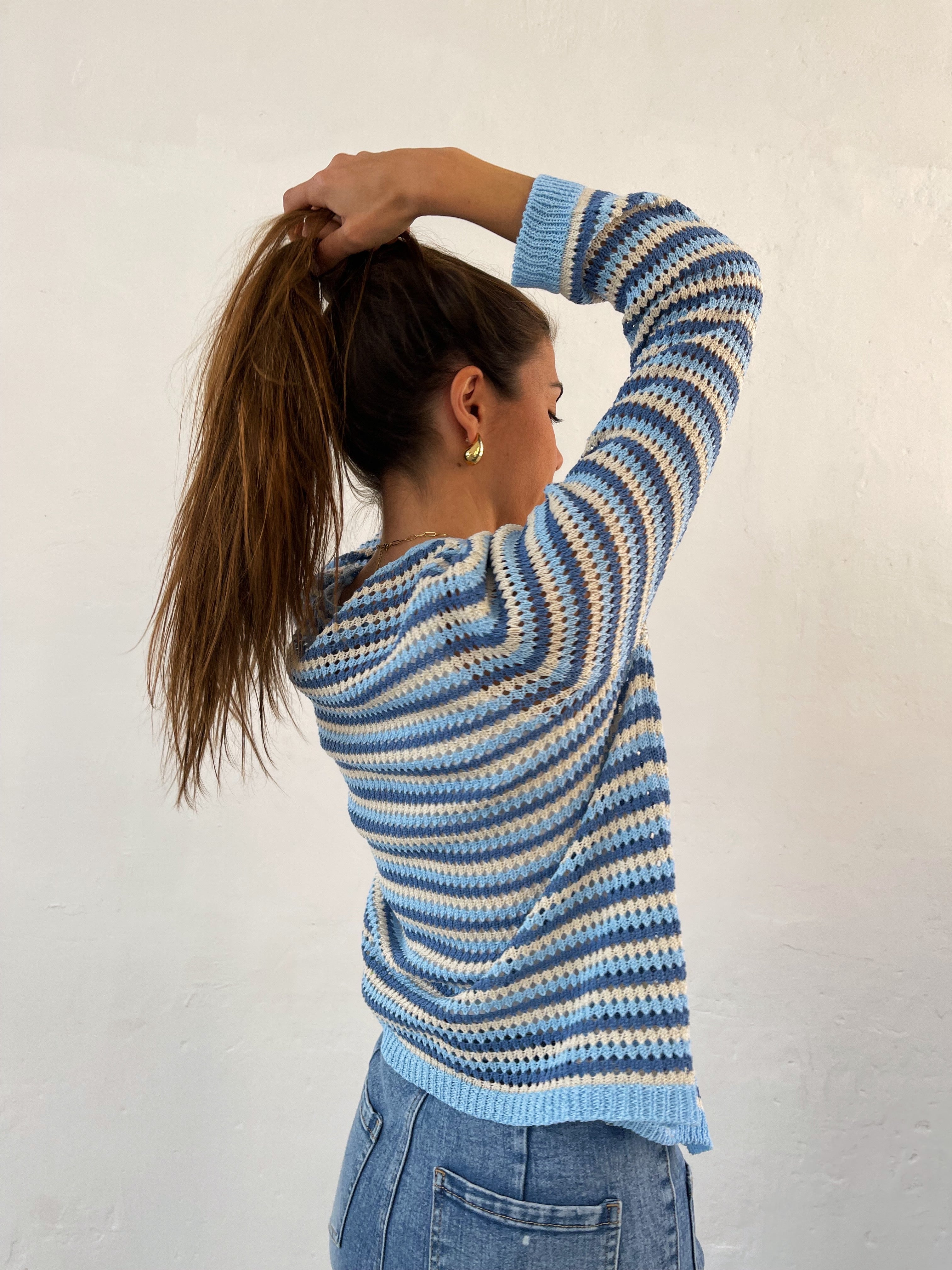 Carmina Blue Cardigan