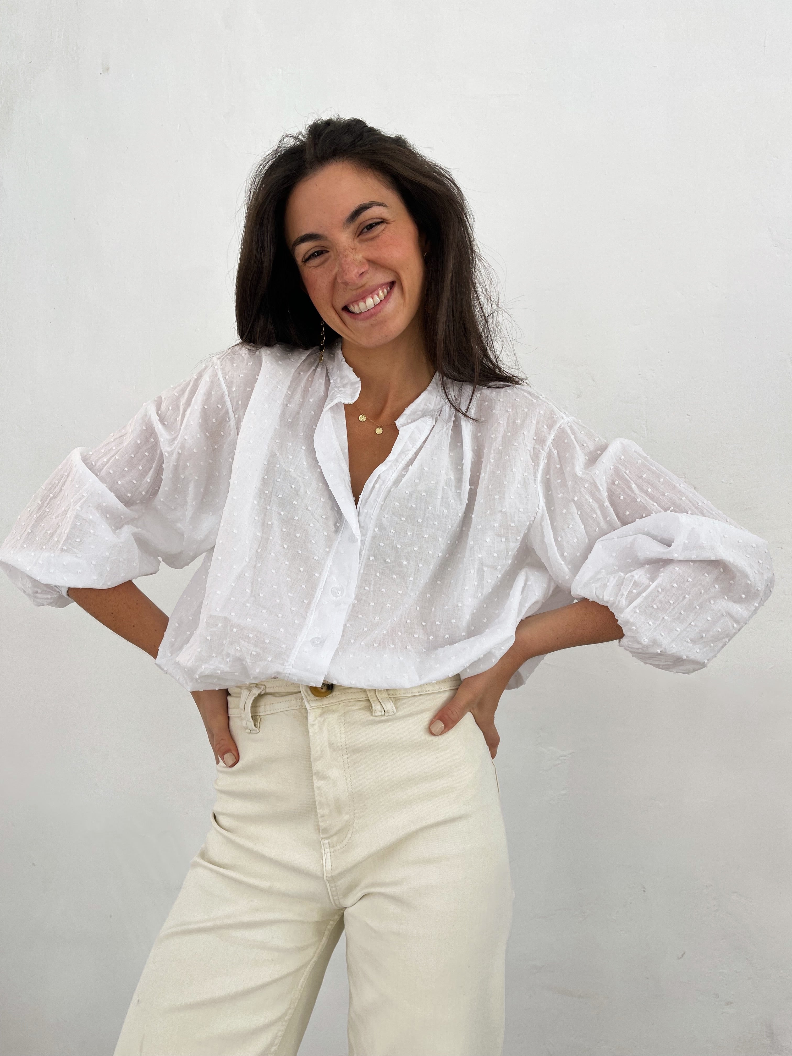 Julia White Blouse